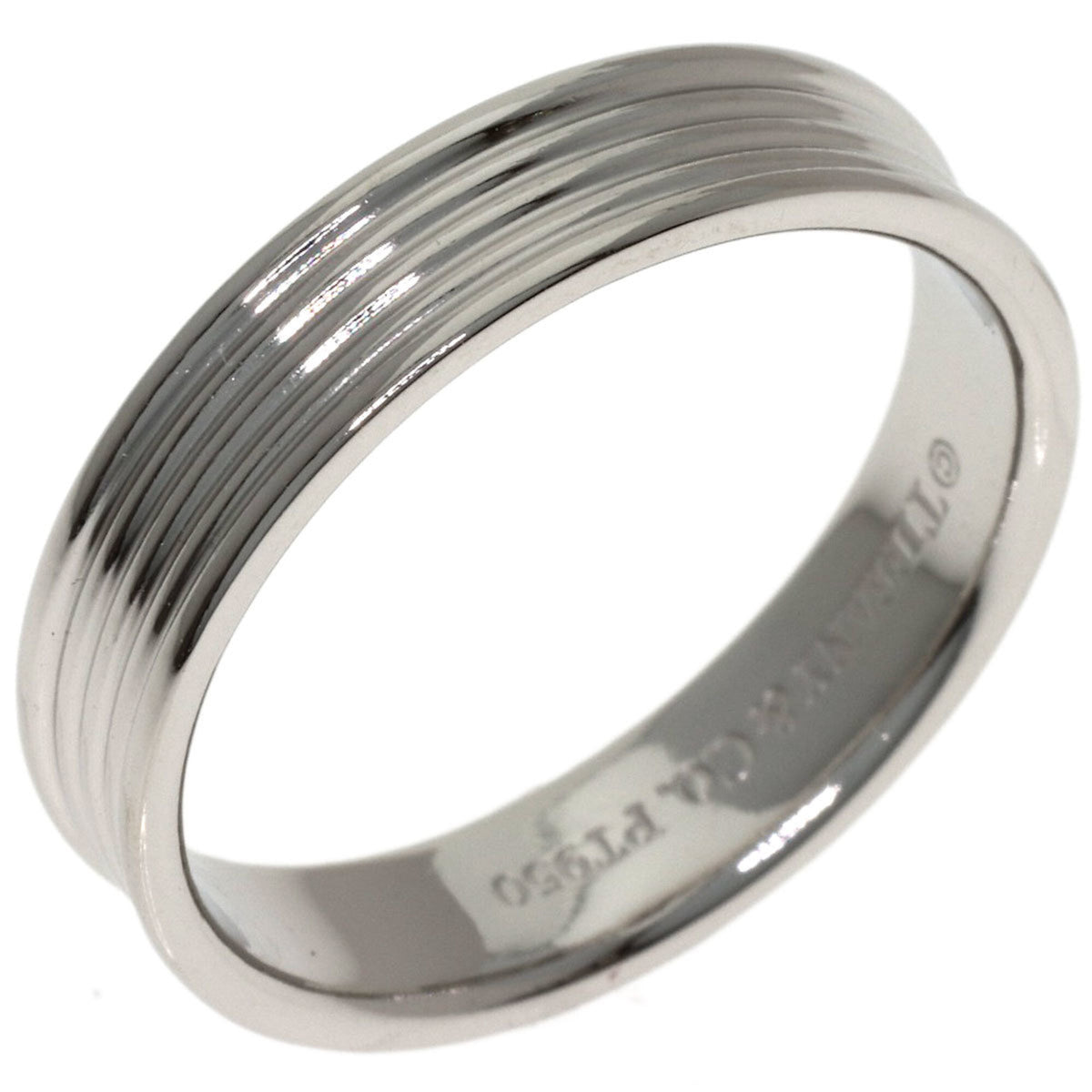 Tiffany Platinum 950 Band Ring (Pre-Owned)