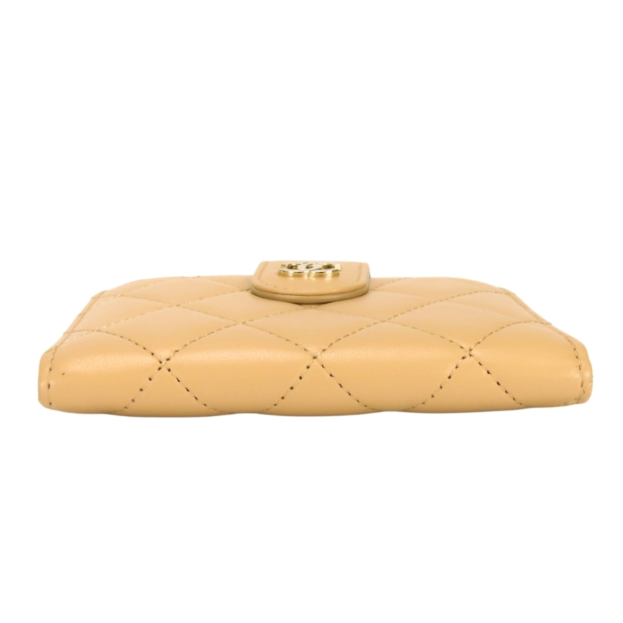 Chanel Beige Leather Coin Purse/Coin Case (Pre-Owned)