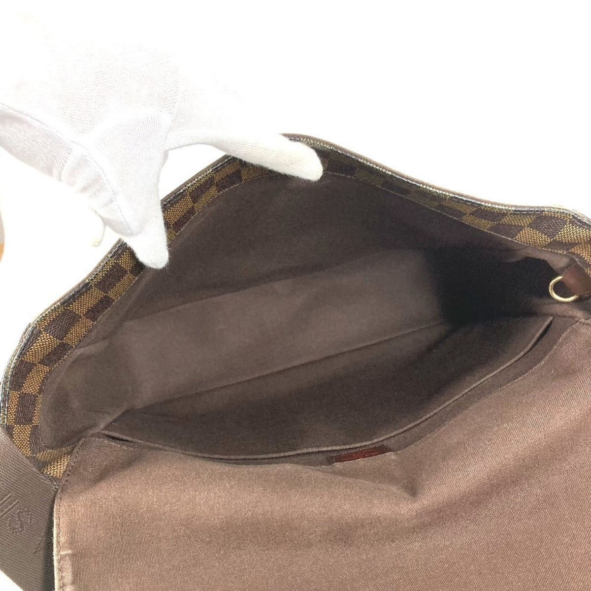 Louis Vuitton Brown Damier Canvas Messenger Bag Shoulder Bag (Pre-Owned)