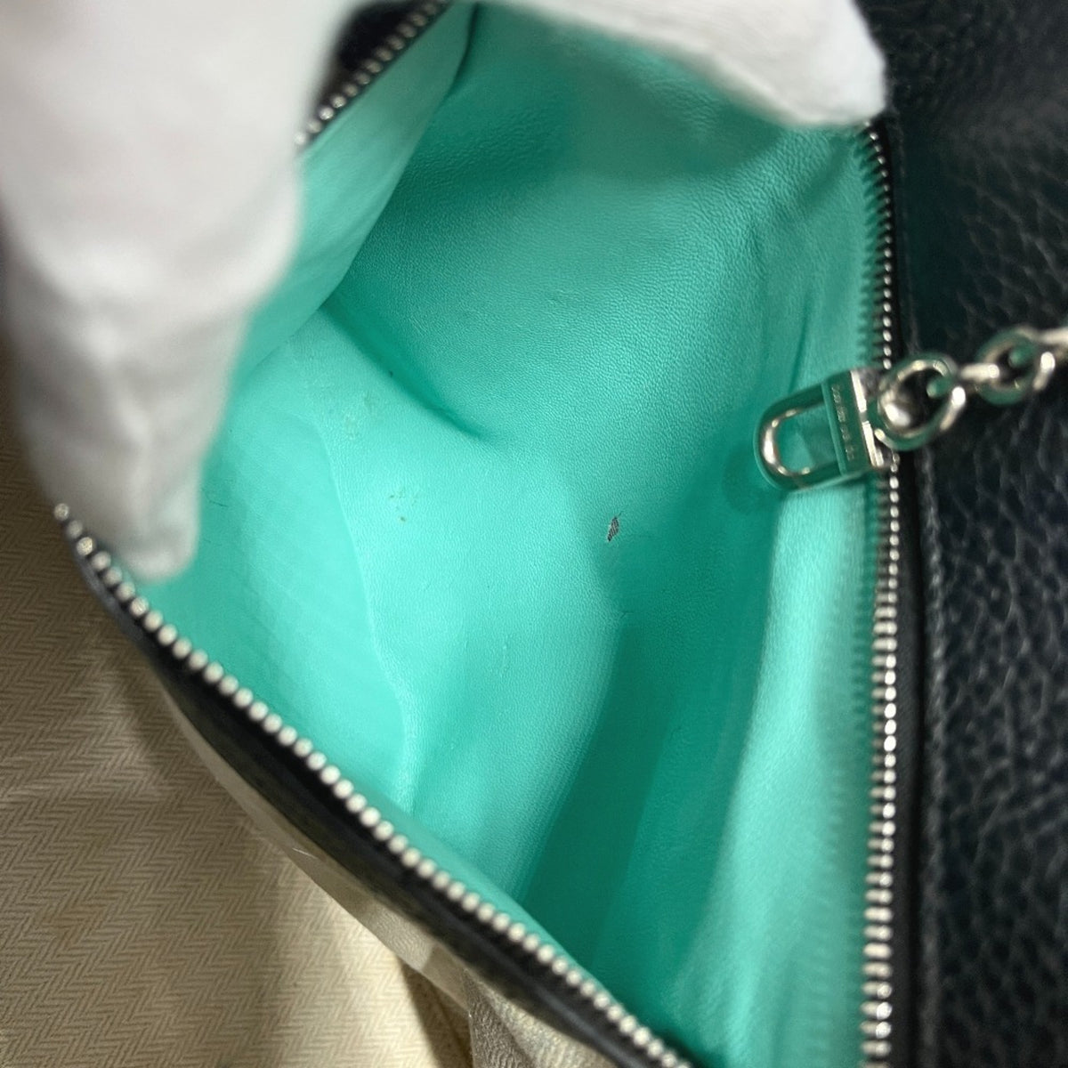 Tiffany Black Leather Handbag (Pre-Owned)