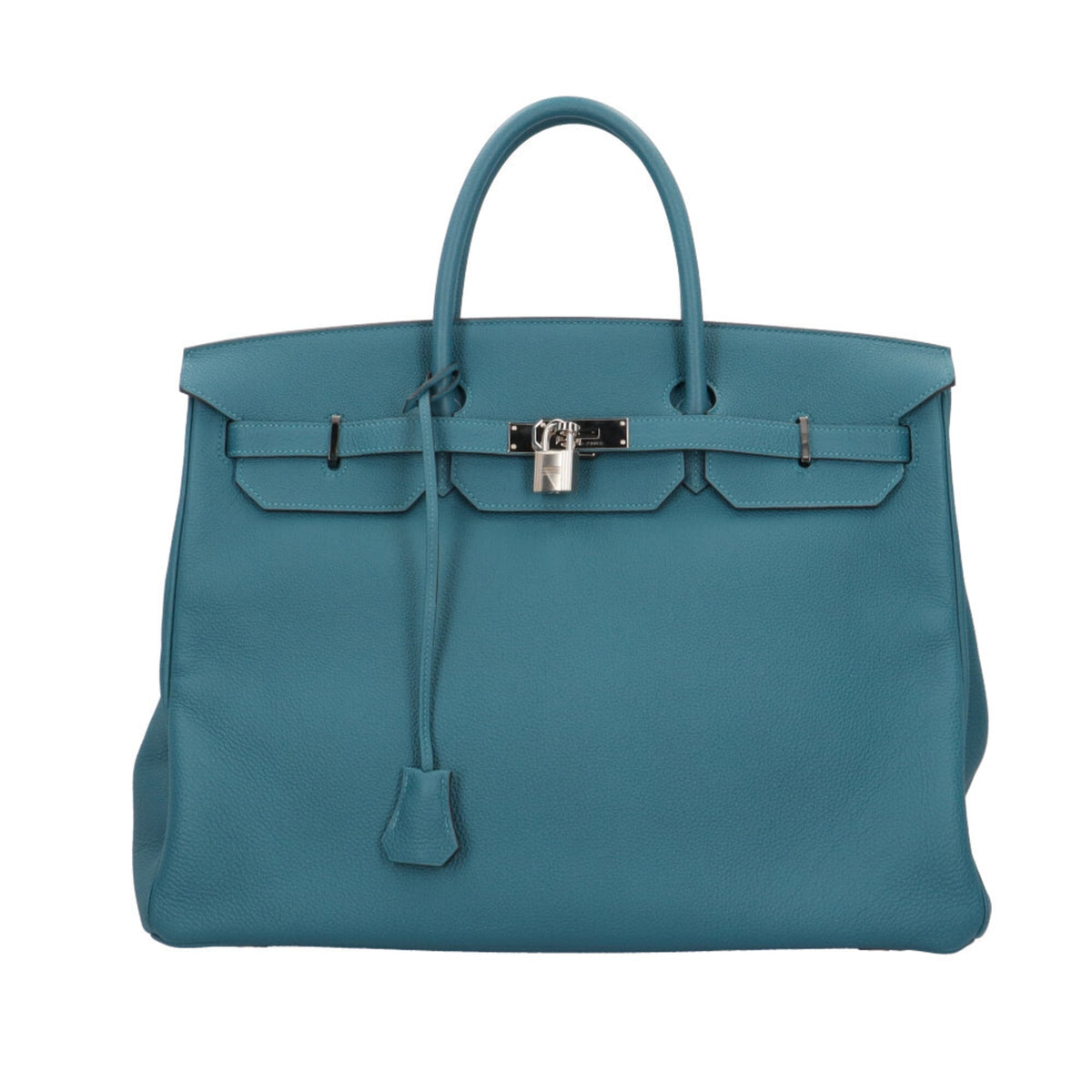 Hermes Green Togo Leather Handbag (Pre-Owned)