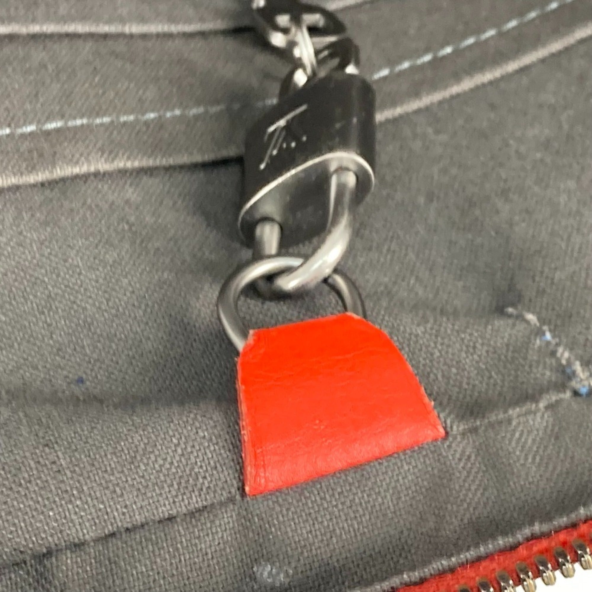 Louis Vuitton Galle Red Color Damier Infini Handbag Tote Bag (Pre-Owned)