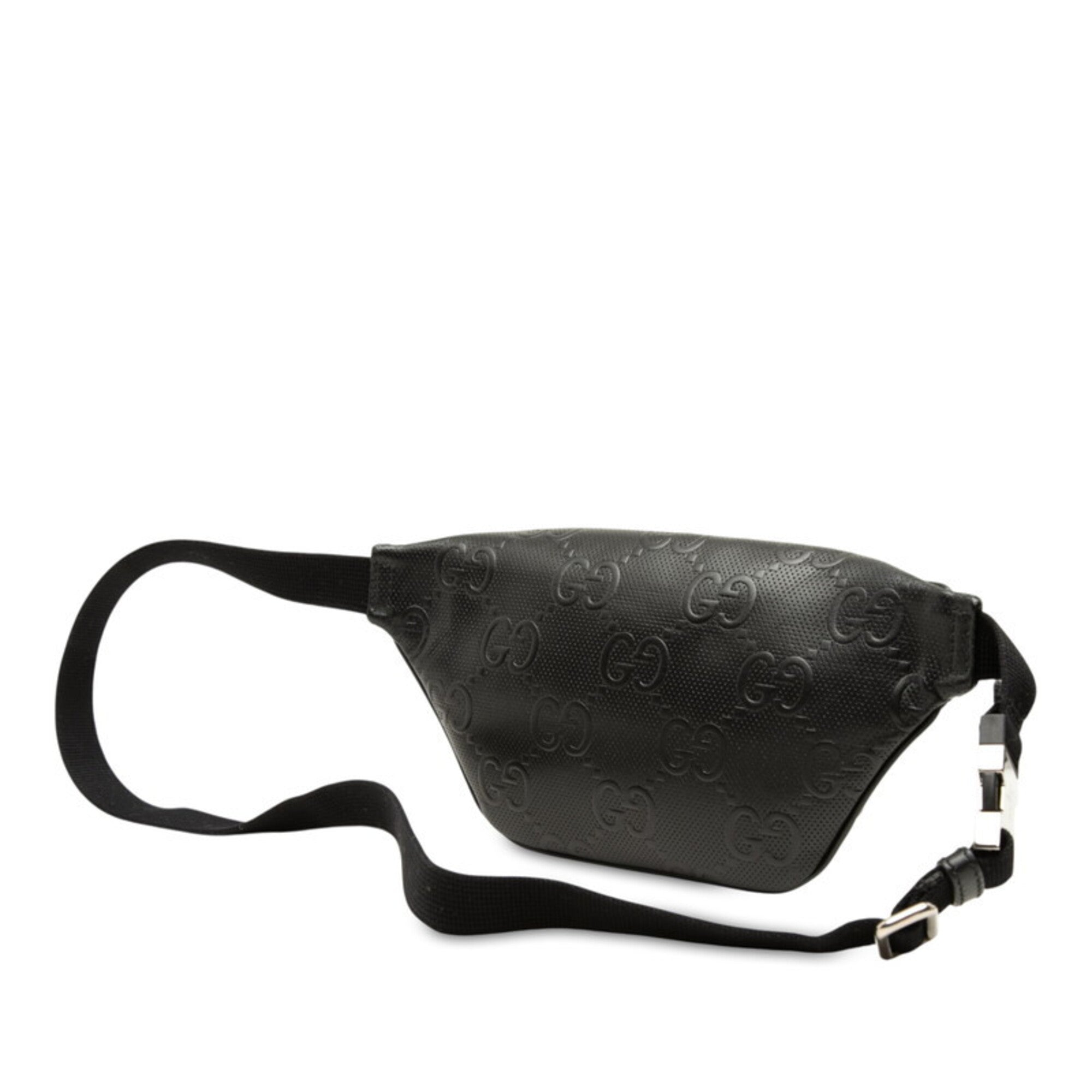 Gucci Black Leather Fanny Pack (Pre-Owned)