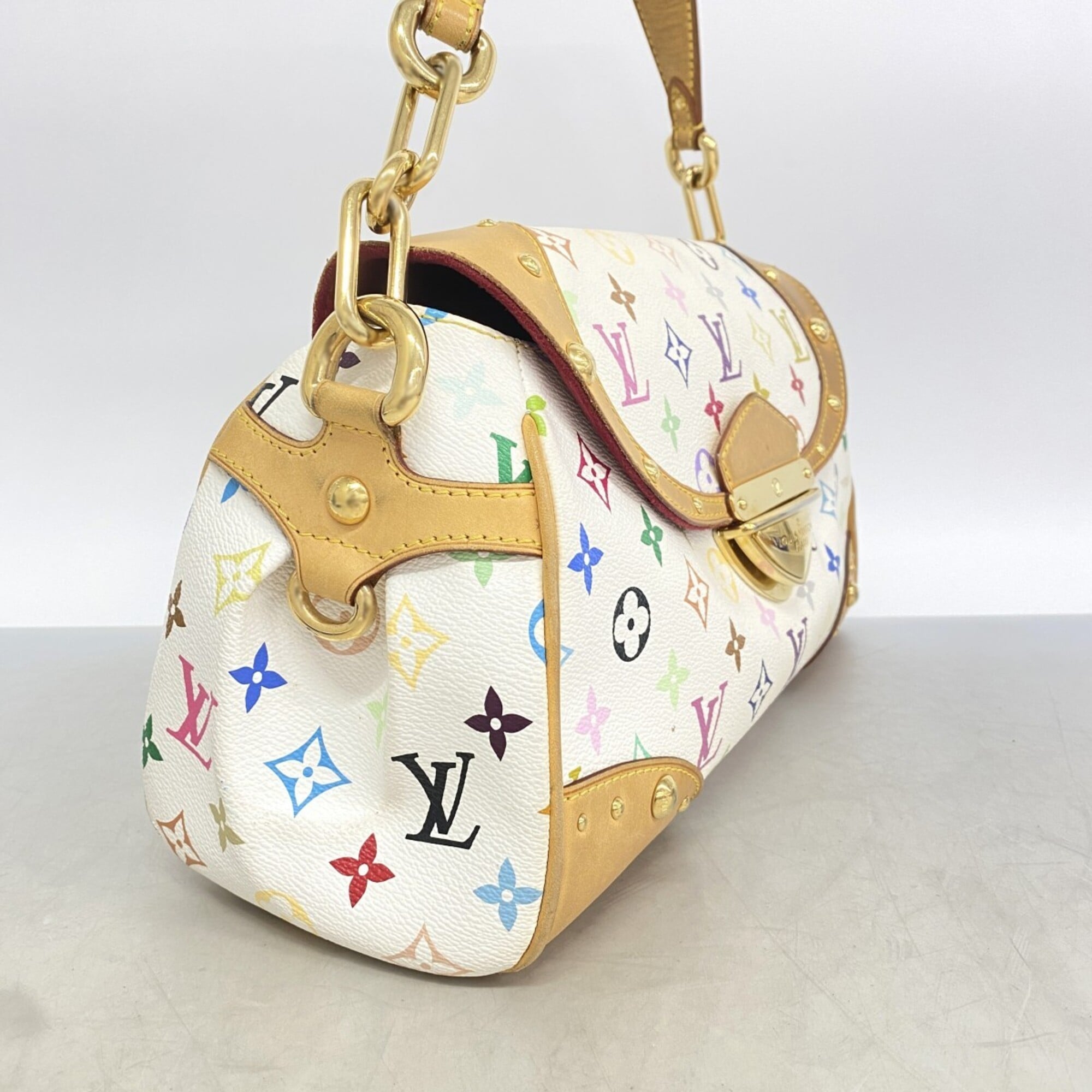 Louis Vuitton Blanc Shoulder Bag (Pre-Owned)