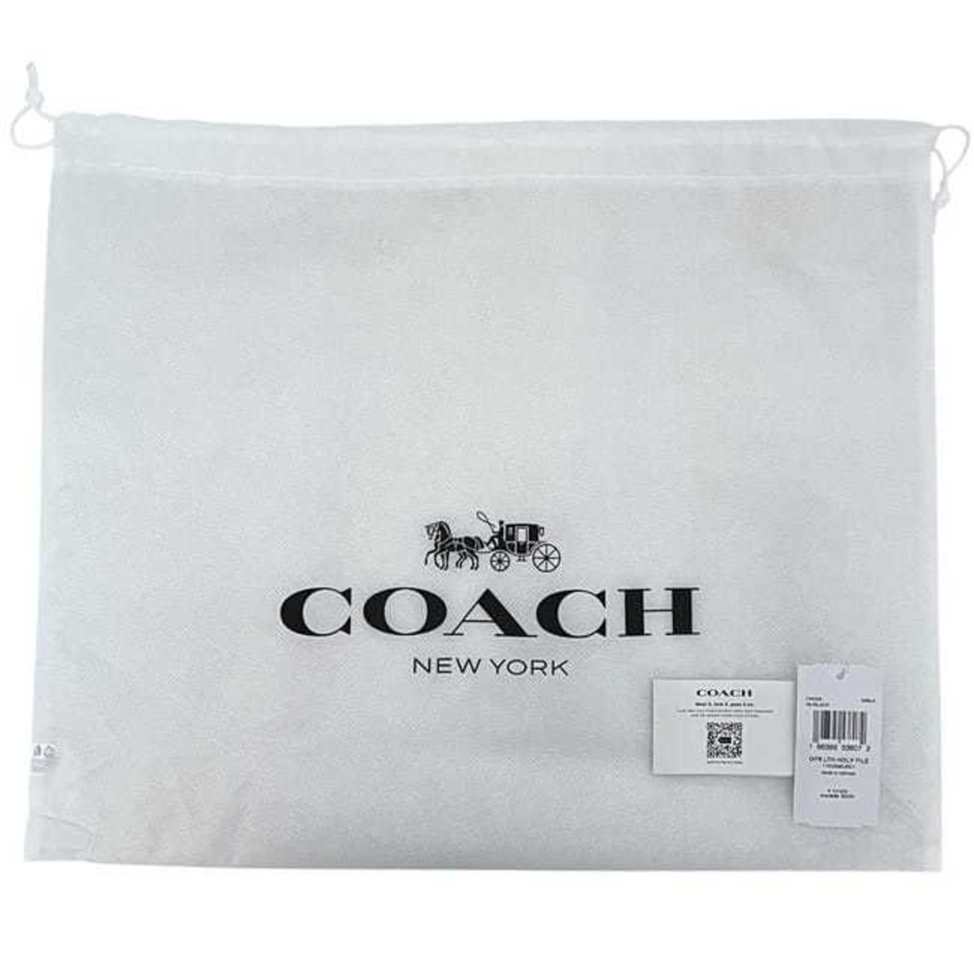 Coach Black Leather Shoulder Bag (Pre-Owned)