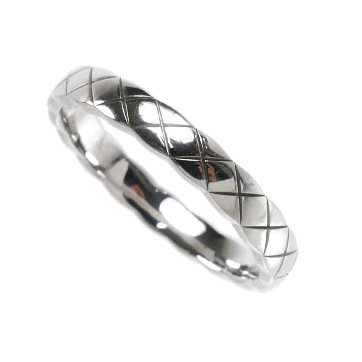 Chanel White Gold (18K) Band Ring (Pre-Owned)