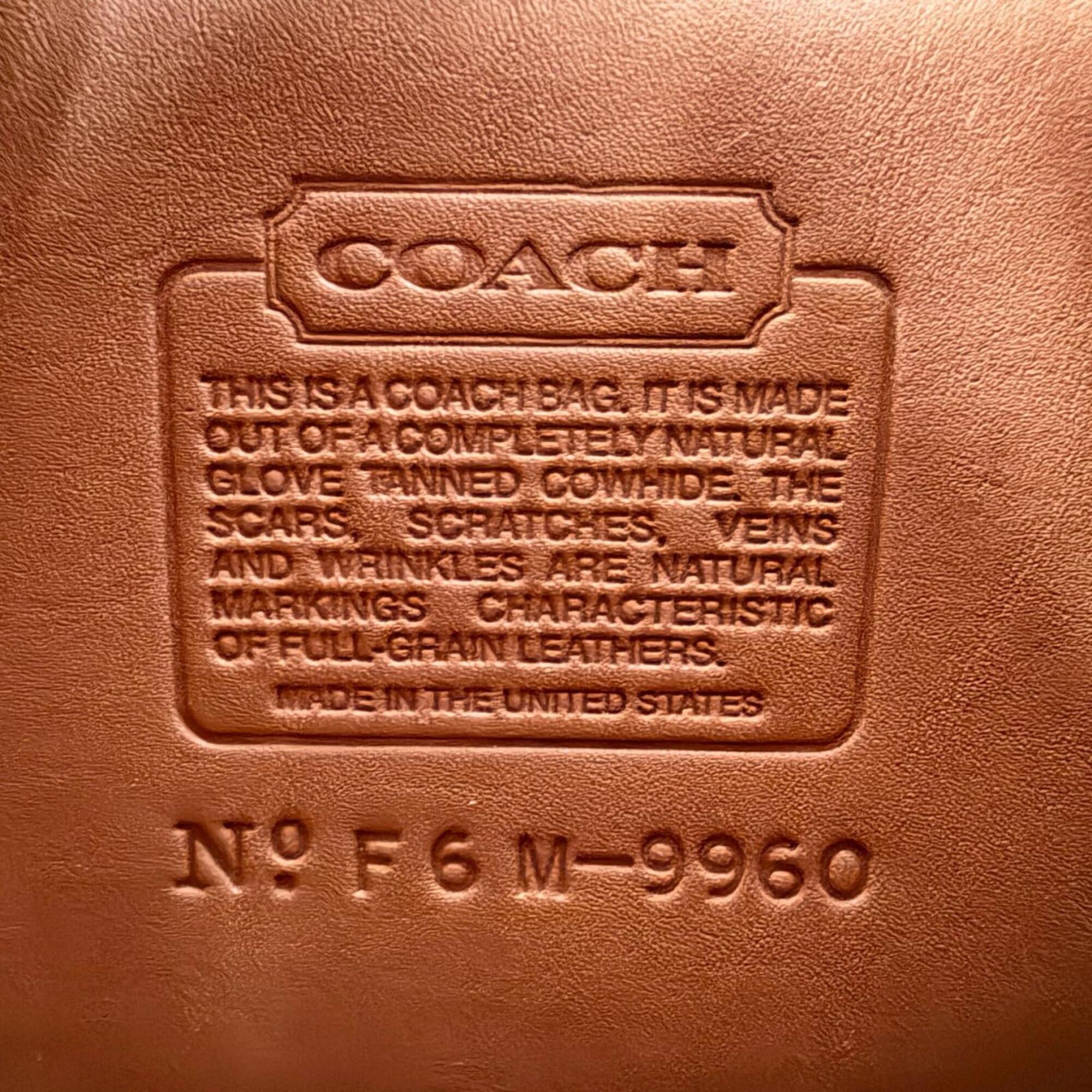 Coach Brown Leather Backpack (Pre-Owned)