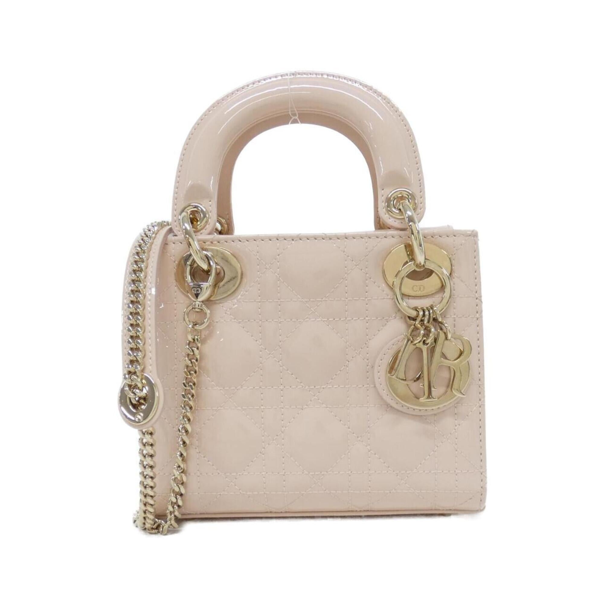 Christian Dior Pink Leather Handbag (Pre-Owned)