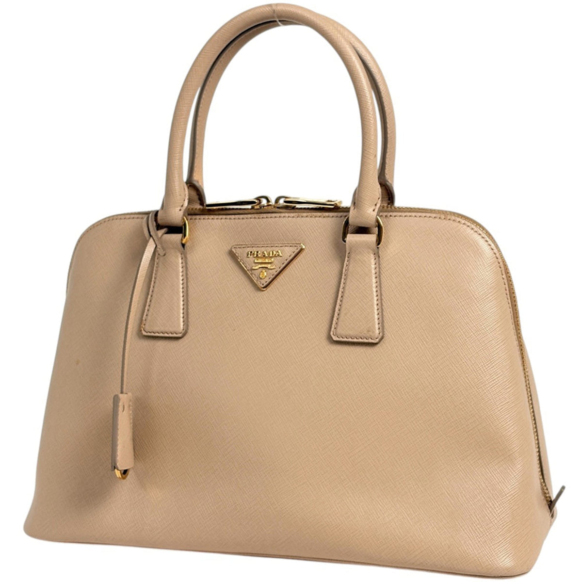 Prada Beige Saffiano Handbag (Pre-Owned)