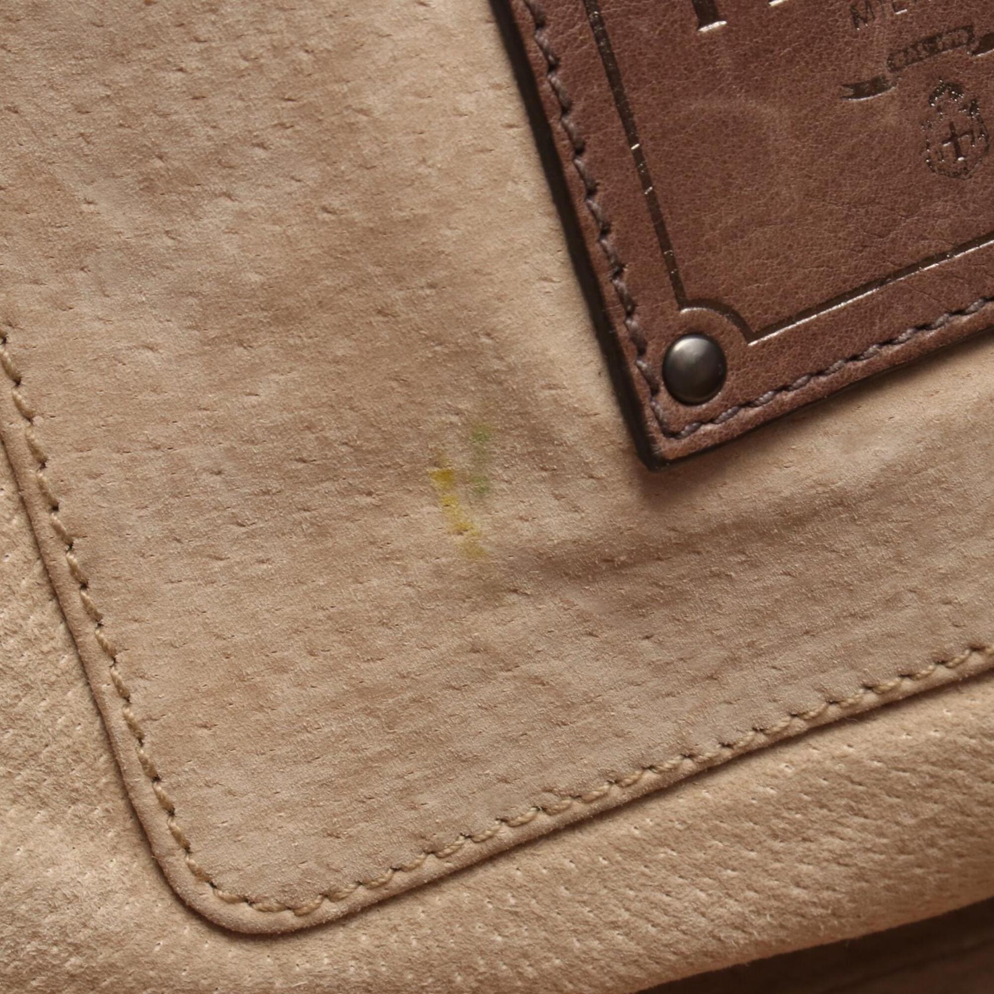 Prada Brown Leather Handbag Tote Bag (Pre-Owned)