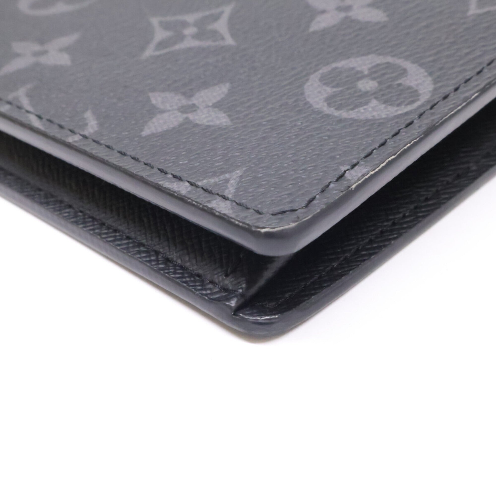 Louis Vuitton Monogram Eclipse Monogram Eclipse Long Wallet (Bi-Fold) (Pre-Owned)