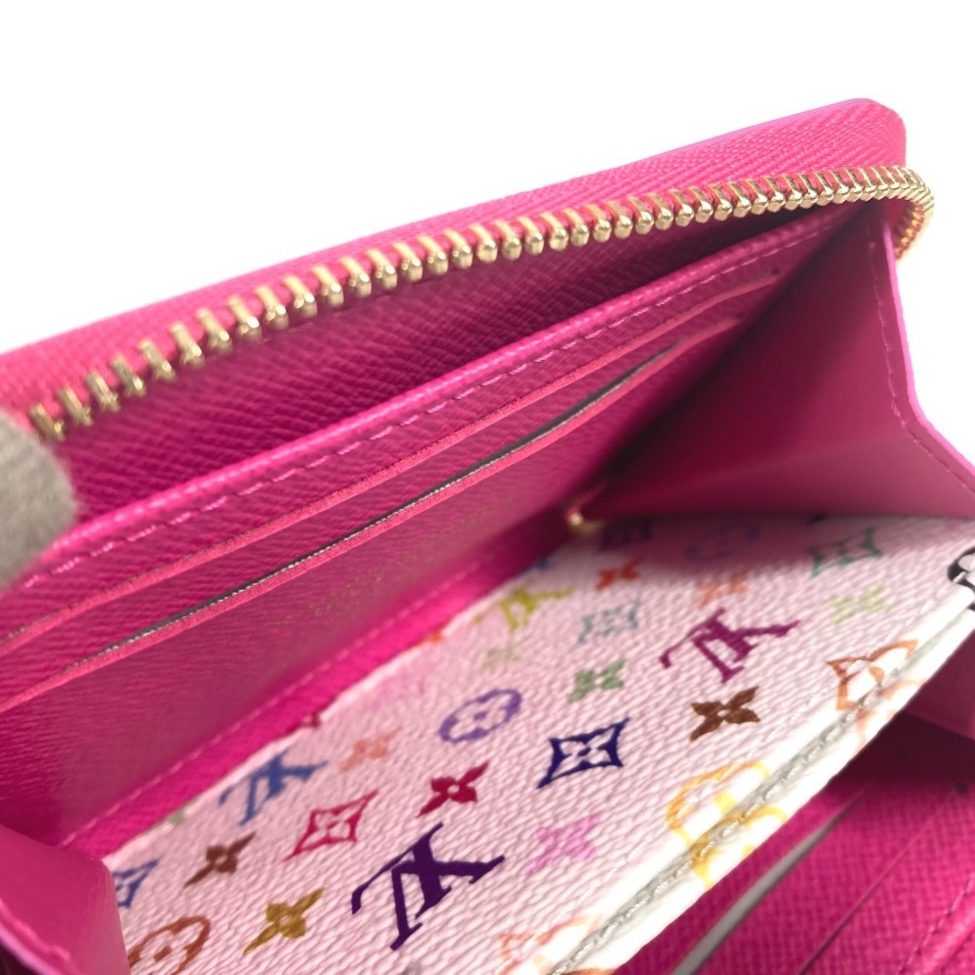 Louis Vuitton Pink Epi Leather Long Wallet (Bi-Fold) (Pre-Owned)