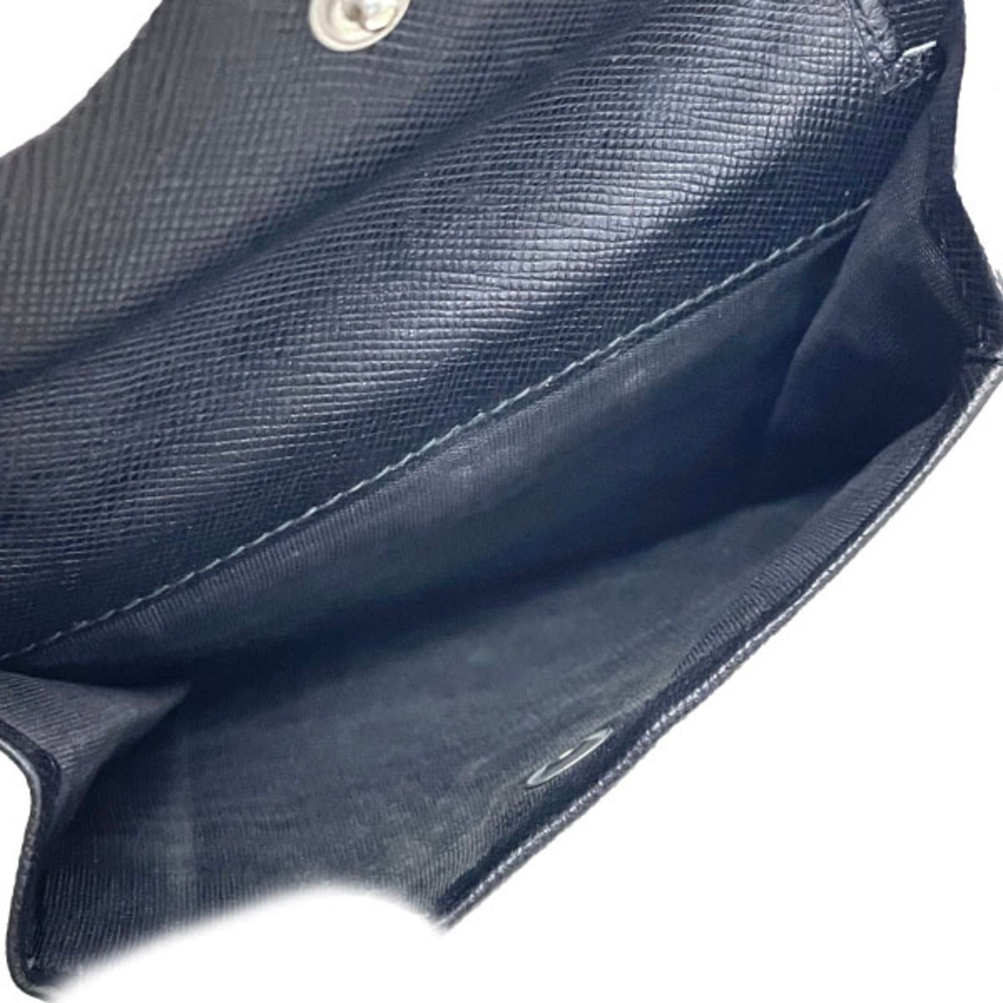 Prada Saffiano Black Nero Nylon Saffiano Wallet (Bi-Fold) (Pre-Owned)