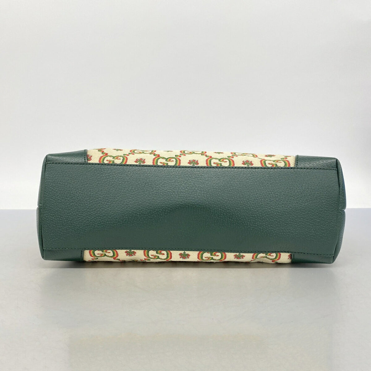 Gucci Green Canvas Tote Bag (Pre-Owned)