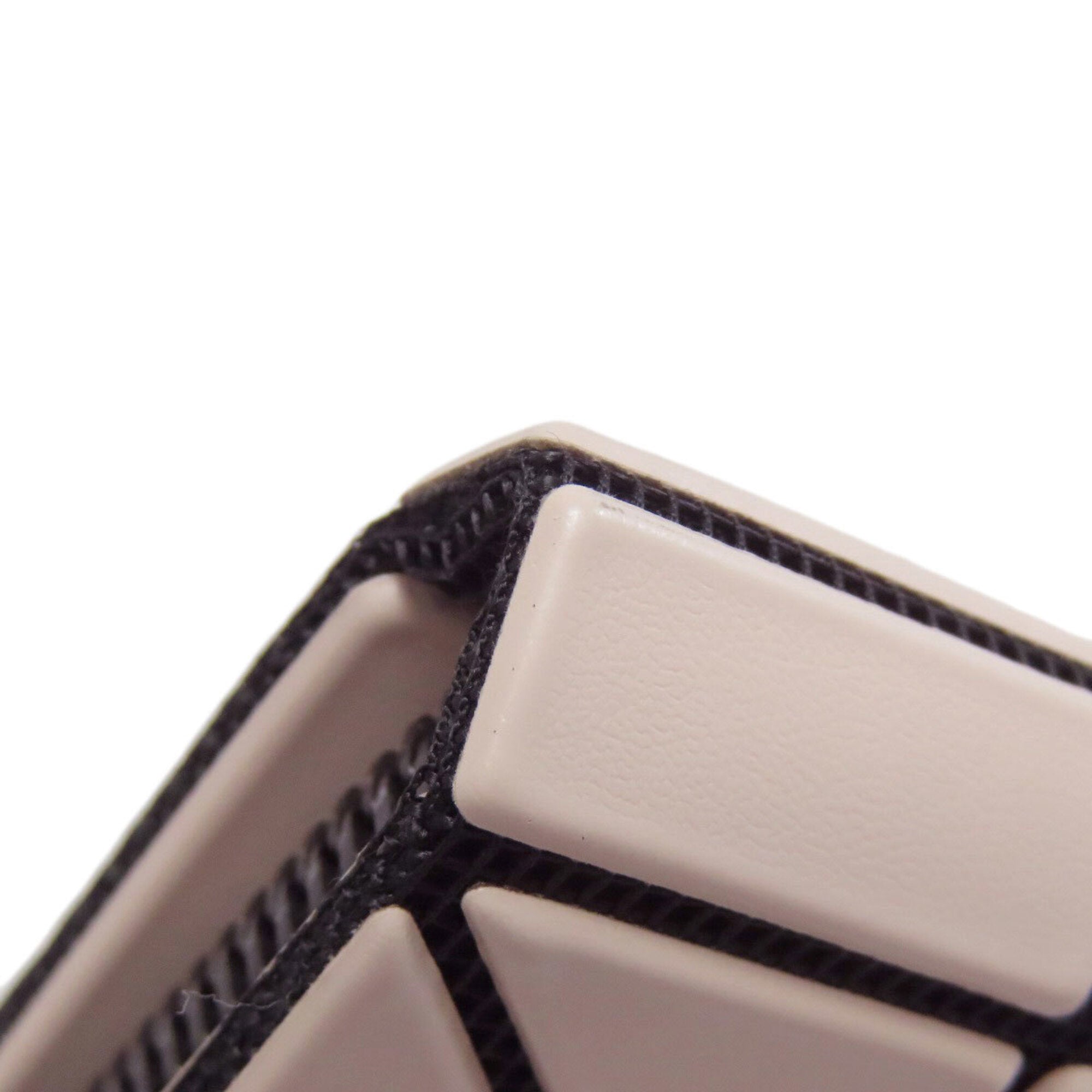 Issey Miyake Beige Polyester Vinyl Coin Purse/Coin Case (Pre-Owned)