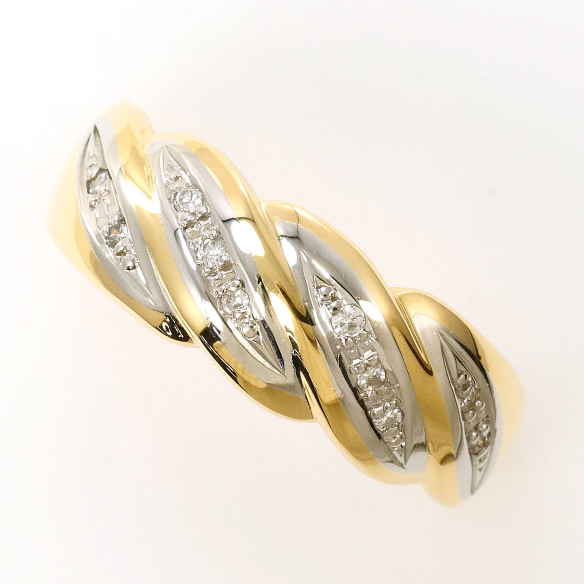 Unbranded Platinum Yellow Gold Yellow Gold (18K) Platinum 900 Band Ring (Pre-Owned)