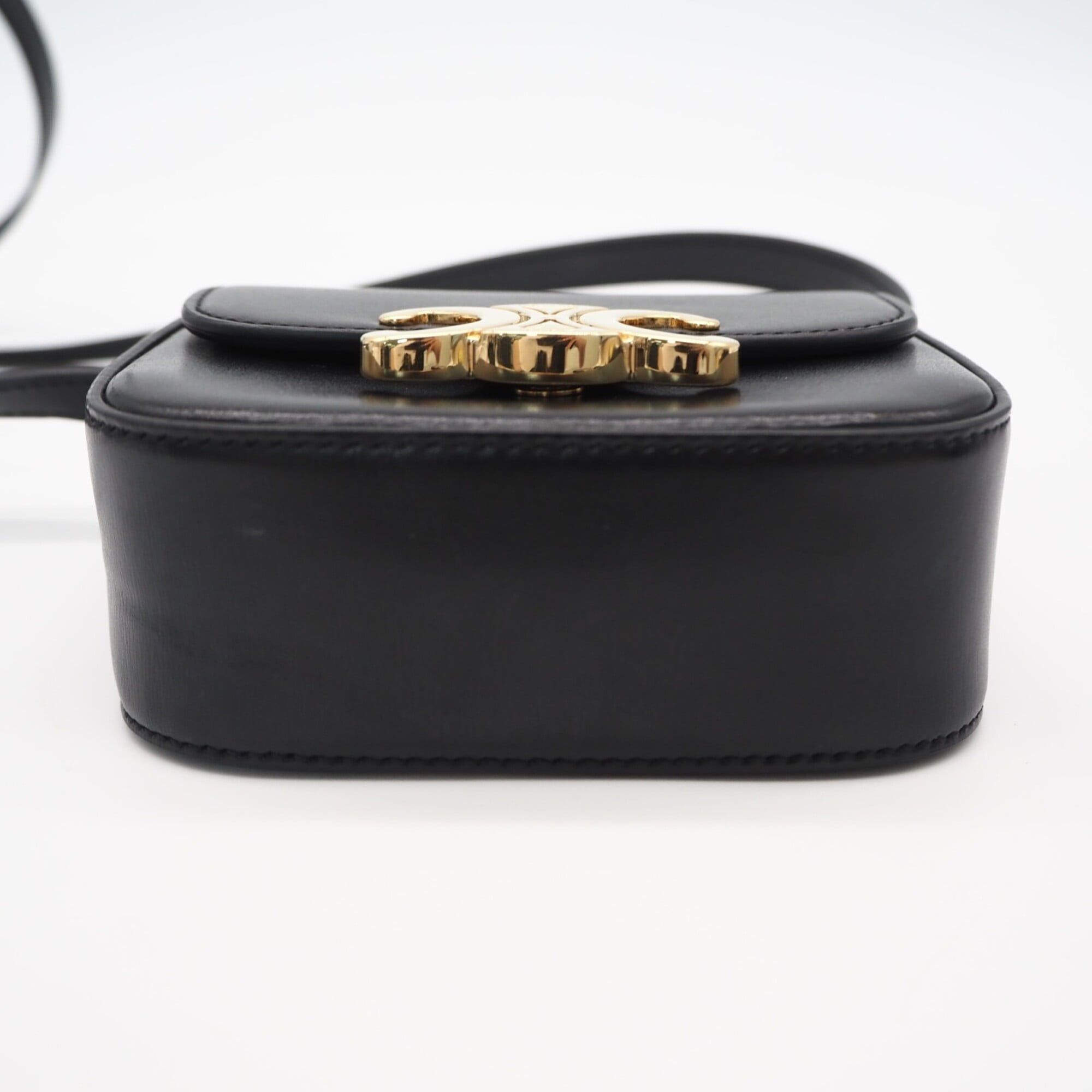 Celine Black Leather Shoulder Bag (Pre-Owned)