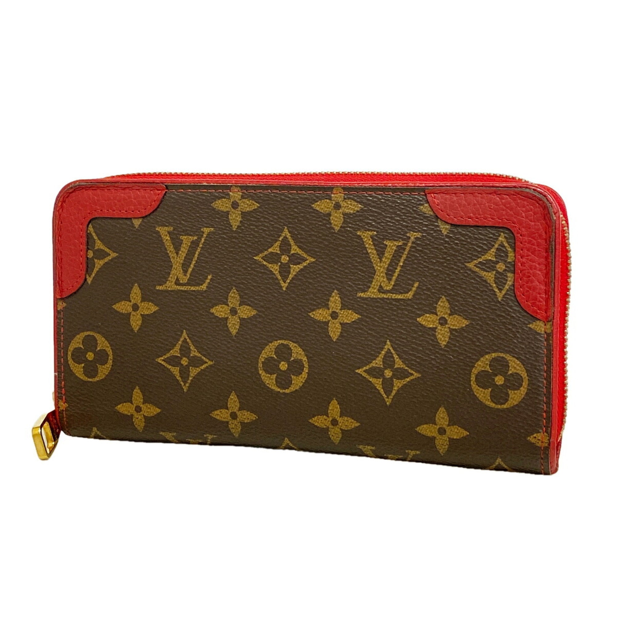 Louis Vuitton Brown Cerise Long Wallet (Bi-Fold) (Pre-Owned)