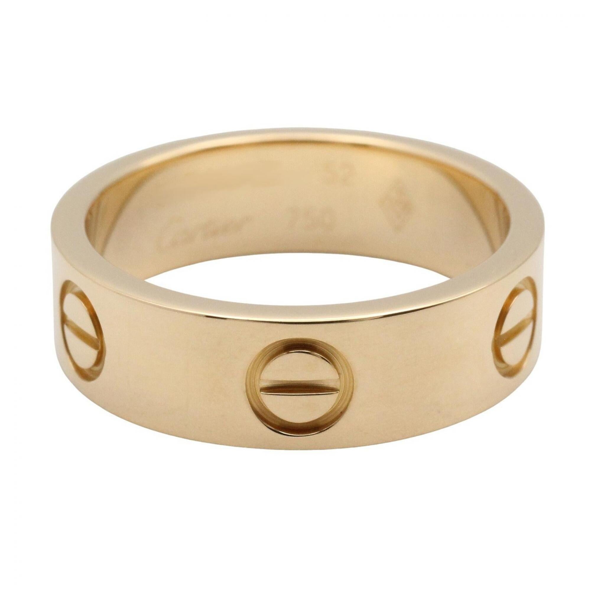 Cartier Gold Yellow Gold (18K) Band Ring (Pre-Owned)