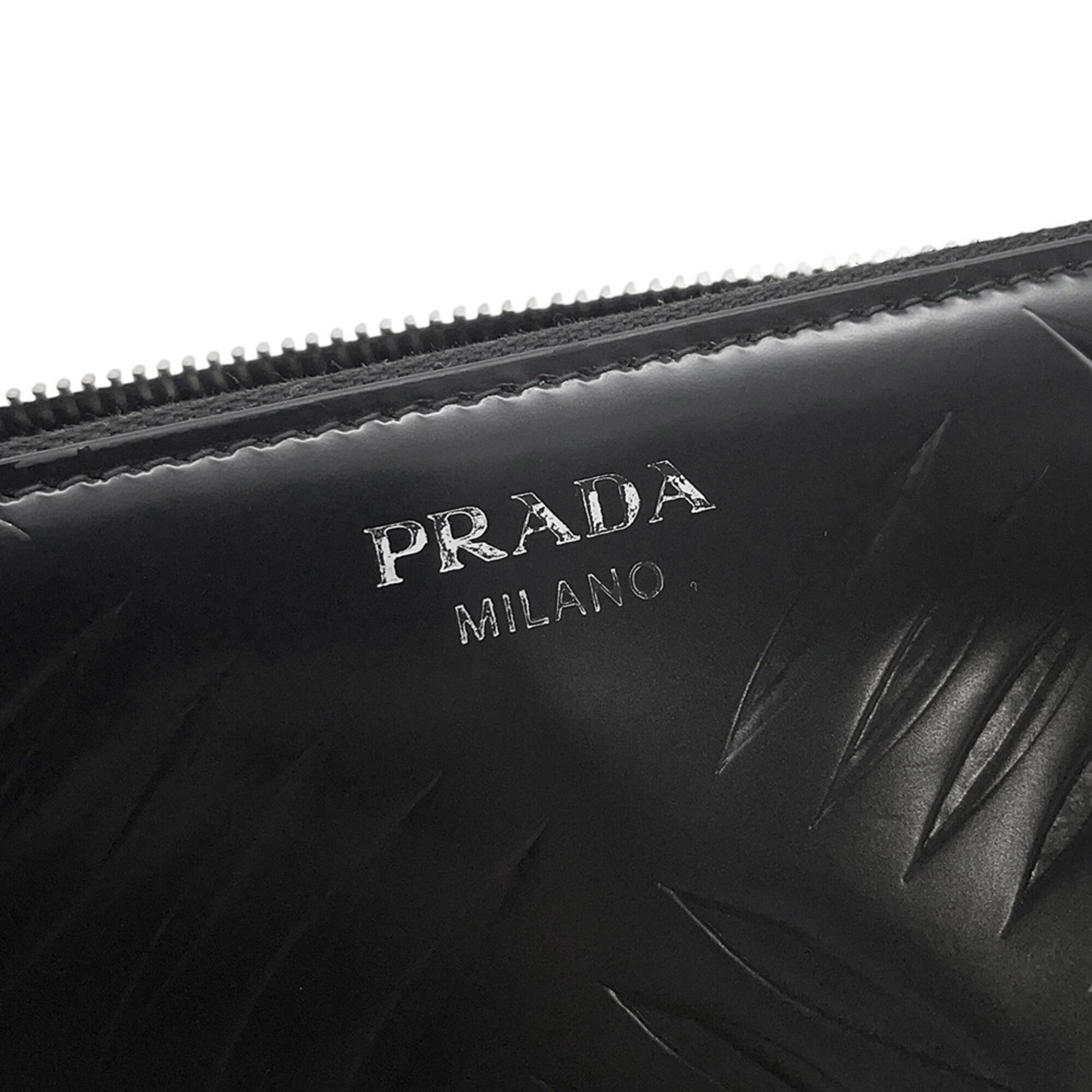 Prada Black Long Wallet (Bi-Fold) (Pre-Owned)