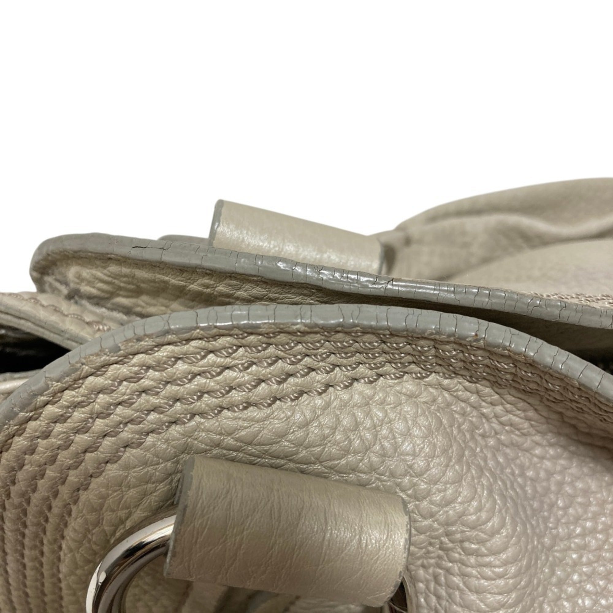 Celine Gray Leather Handbag (Pre-Owned)