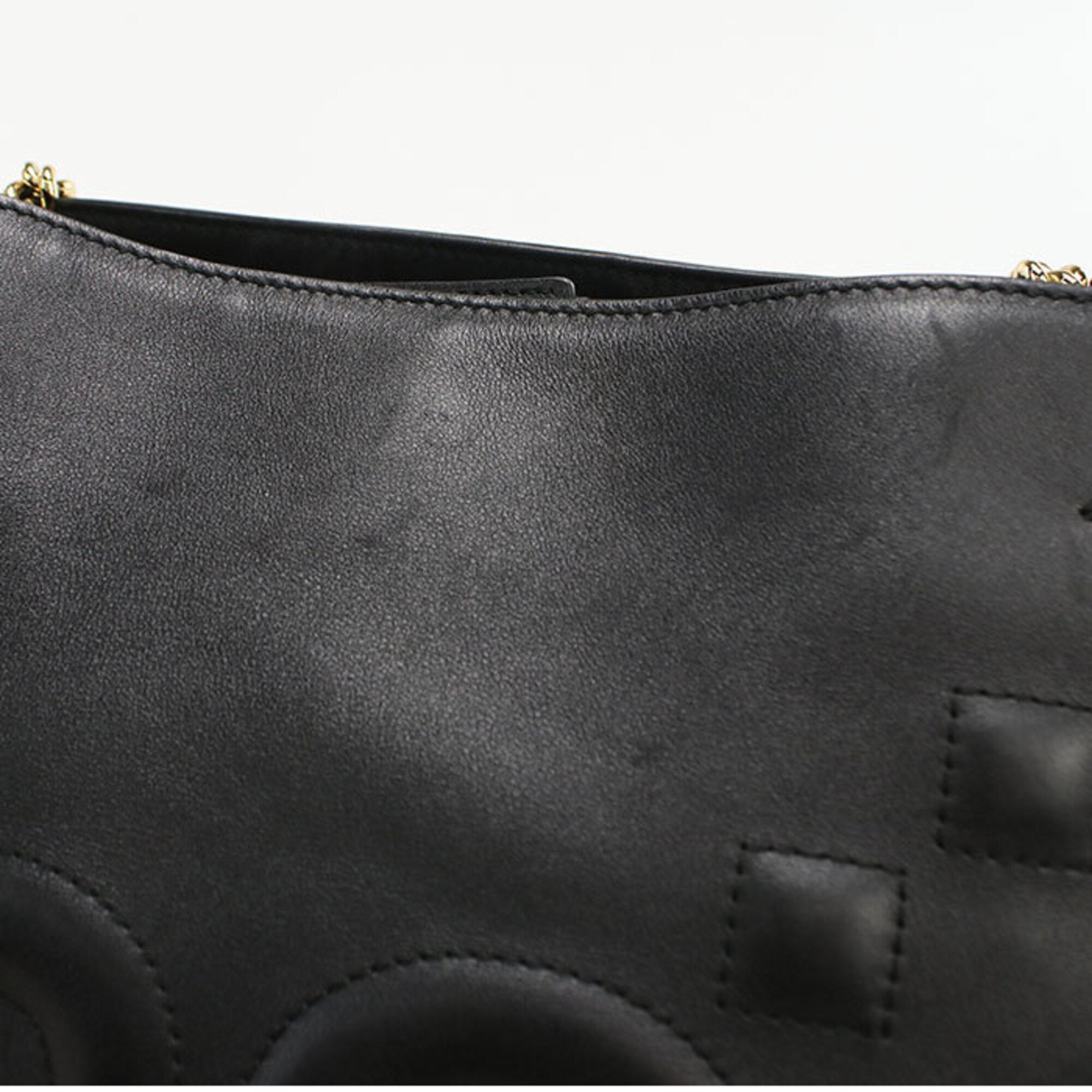 Gucci Black Leather Tote Bag (Pre-Owned)