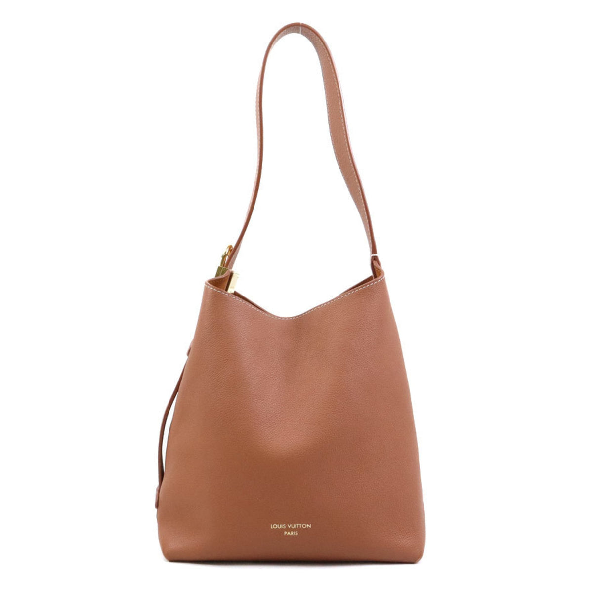 Louis Vuitton Cognac Leather Shoulder Bag (Pre-Owned)