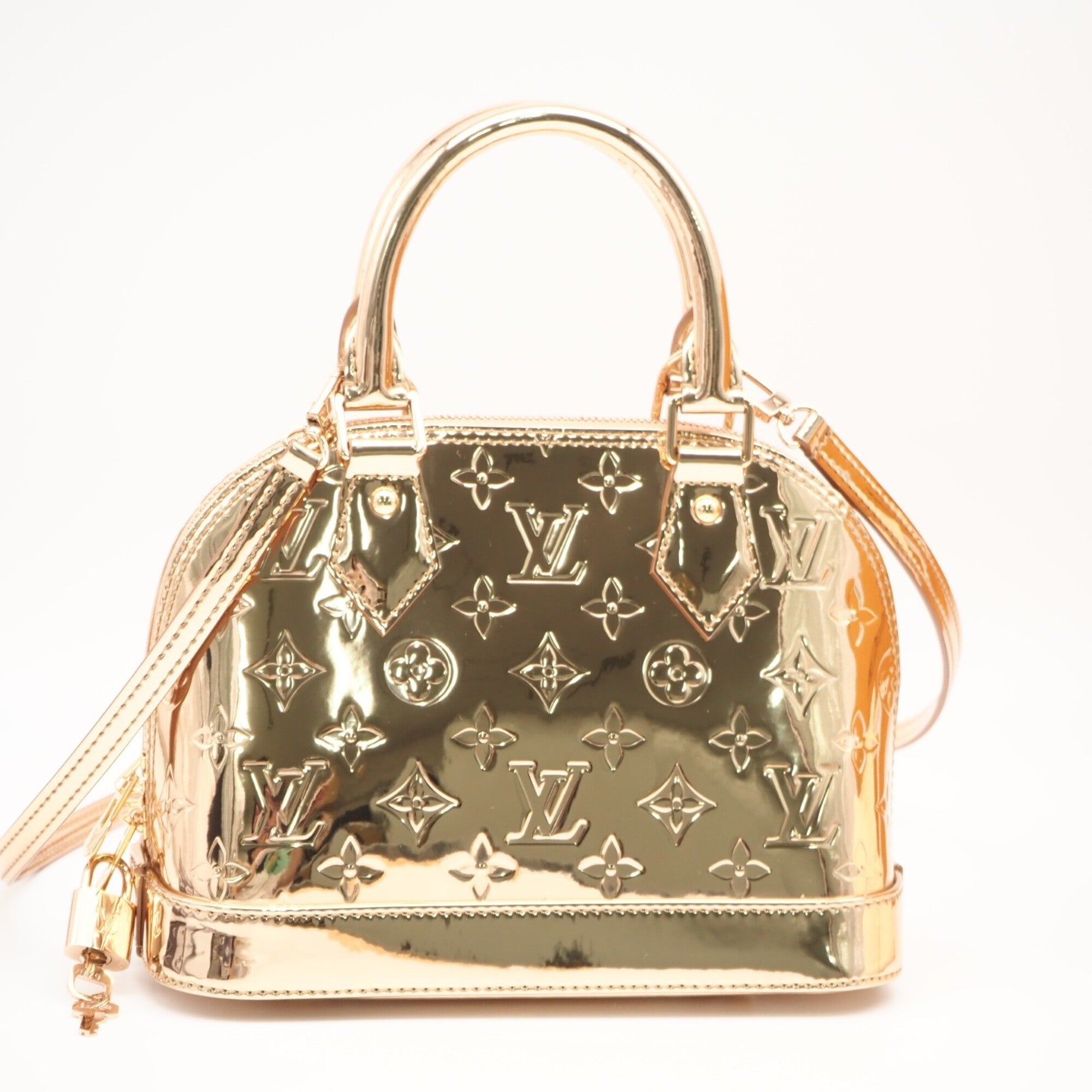 Louis Vuitton Bronze Coated Canvas Handbag (Pre-Owned)