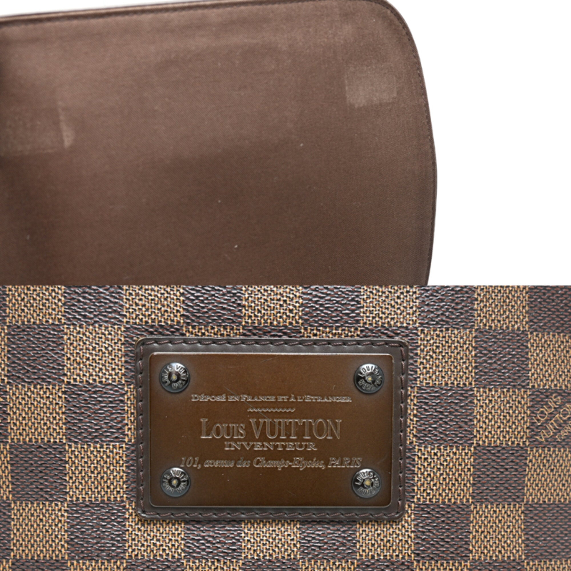 Louis Vuitton Brown Damier Canvas Shoulder Bag (Pre-Owned)