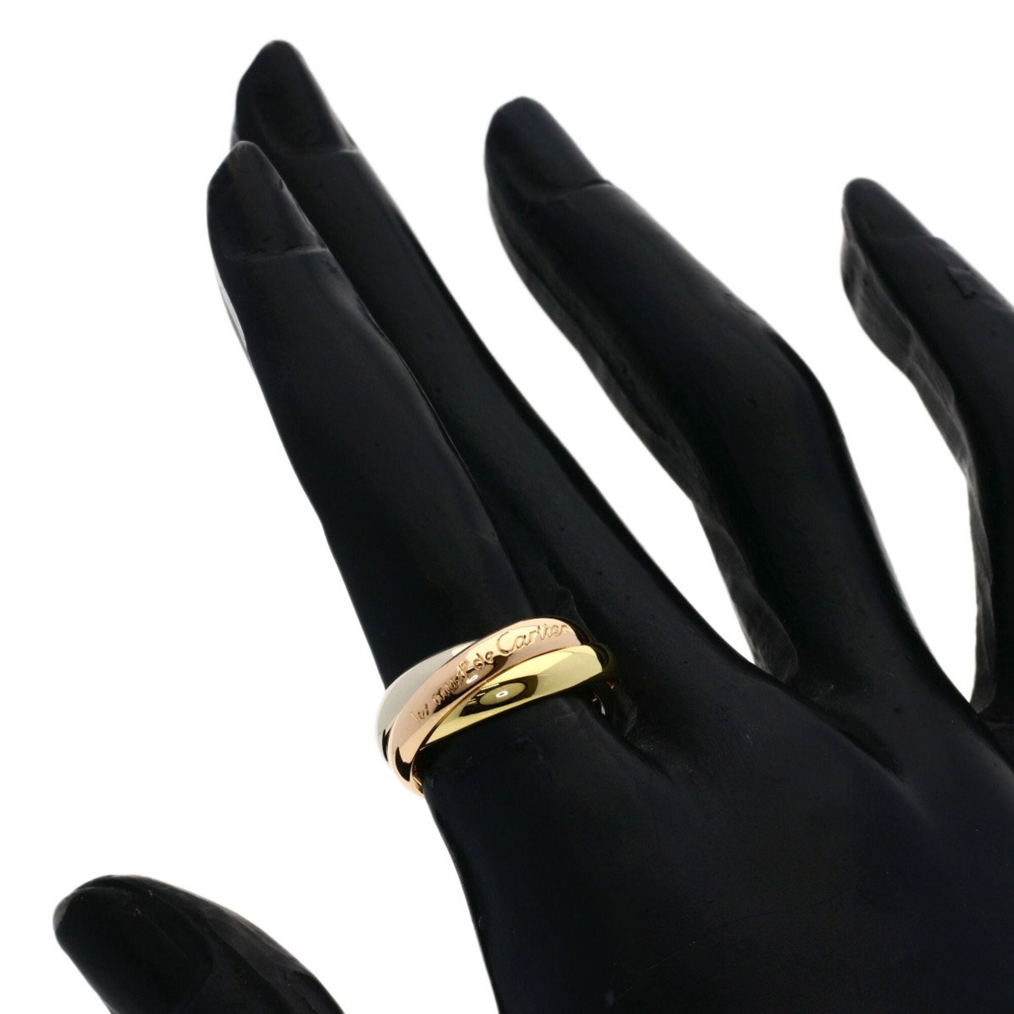 Cartier Yellow Gold (18K) White Gold (18K) Band Ring (Pre-Owned)