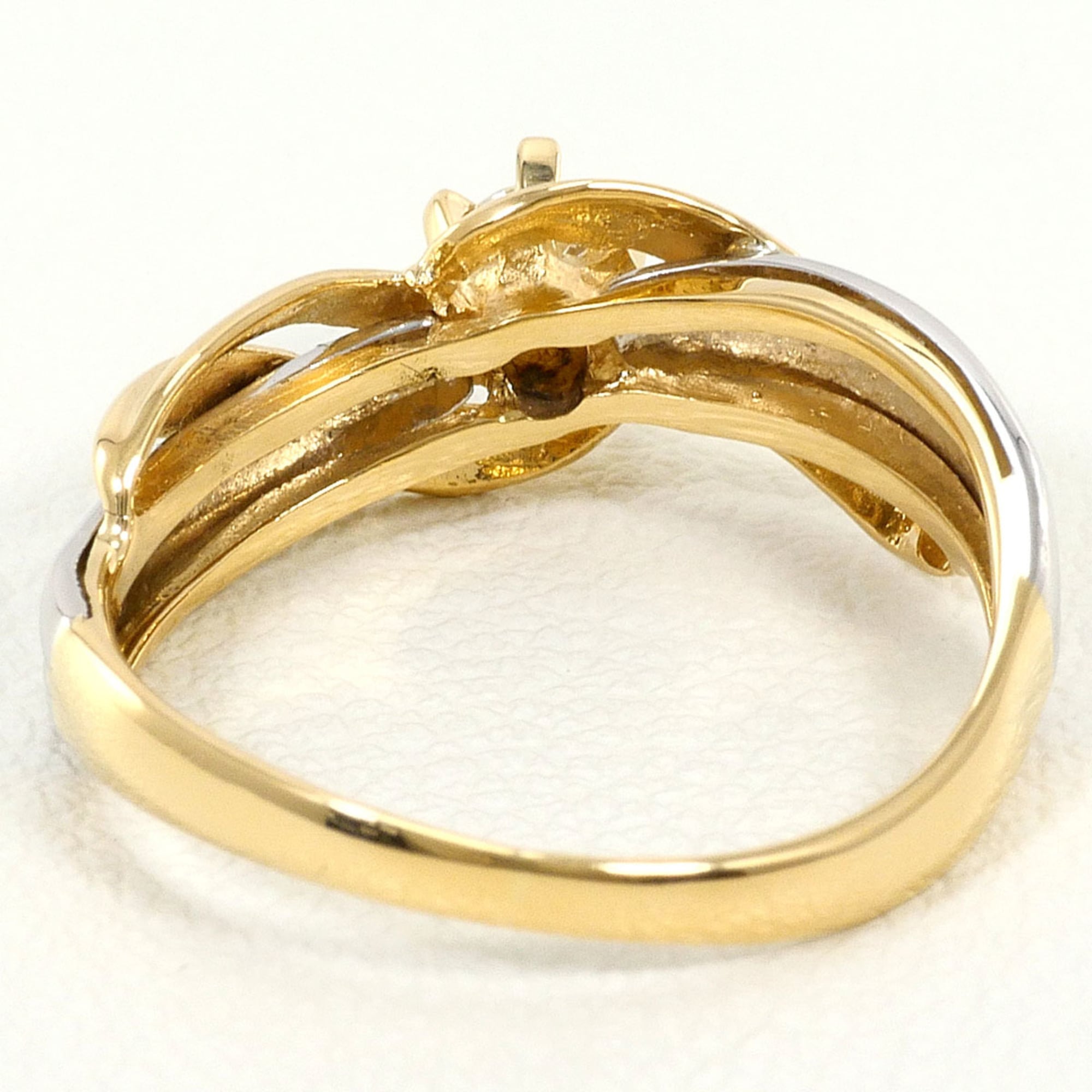 Unbranded Platinum Yellow Gold Yellow Gold (18K) Platinum 900 Band Ring (Pre-Owned)