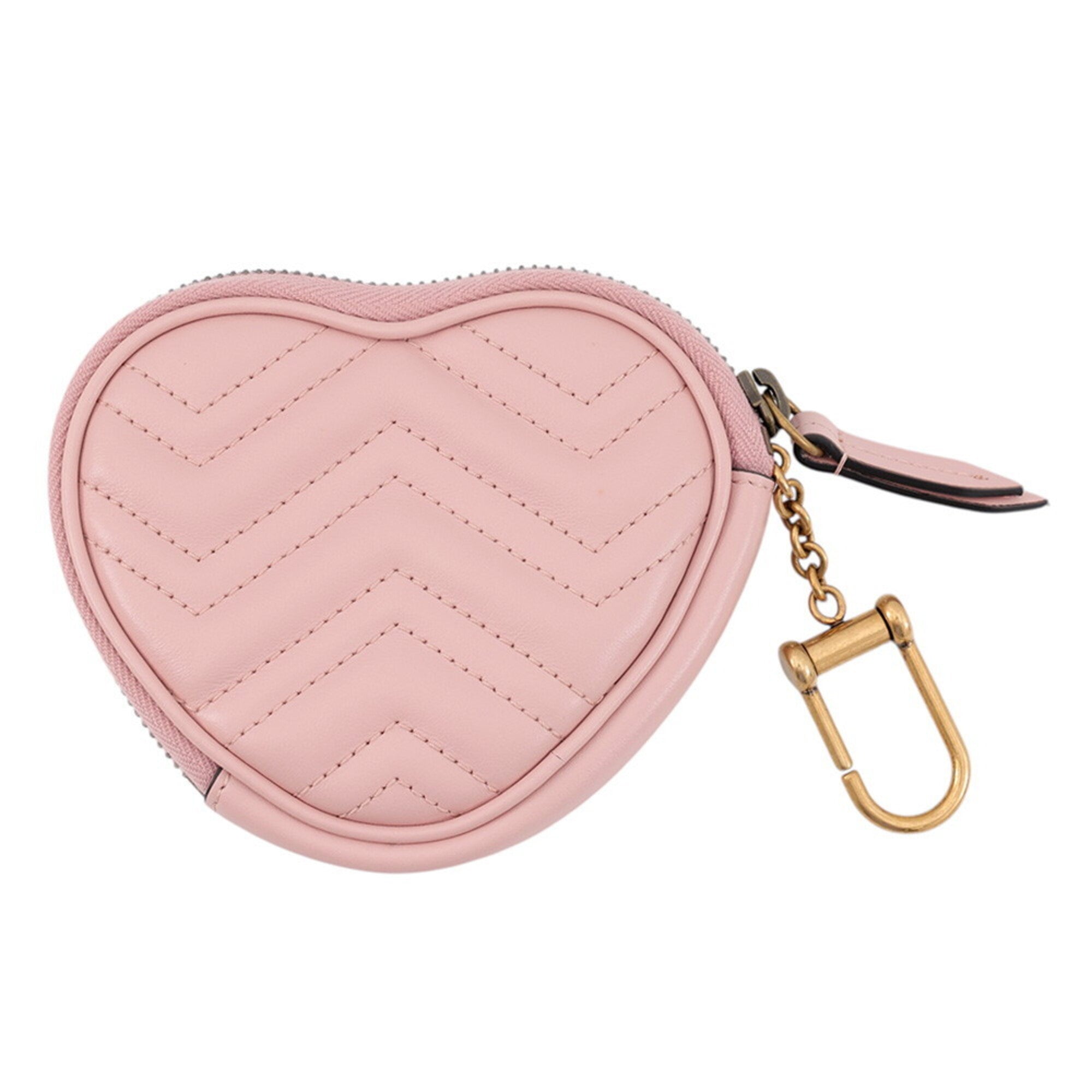 Gucci Pink Leather Coin Purse/Coin Case (Pre-Owned)