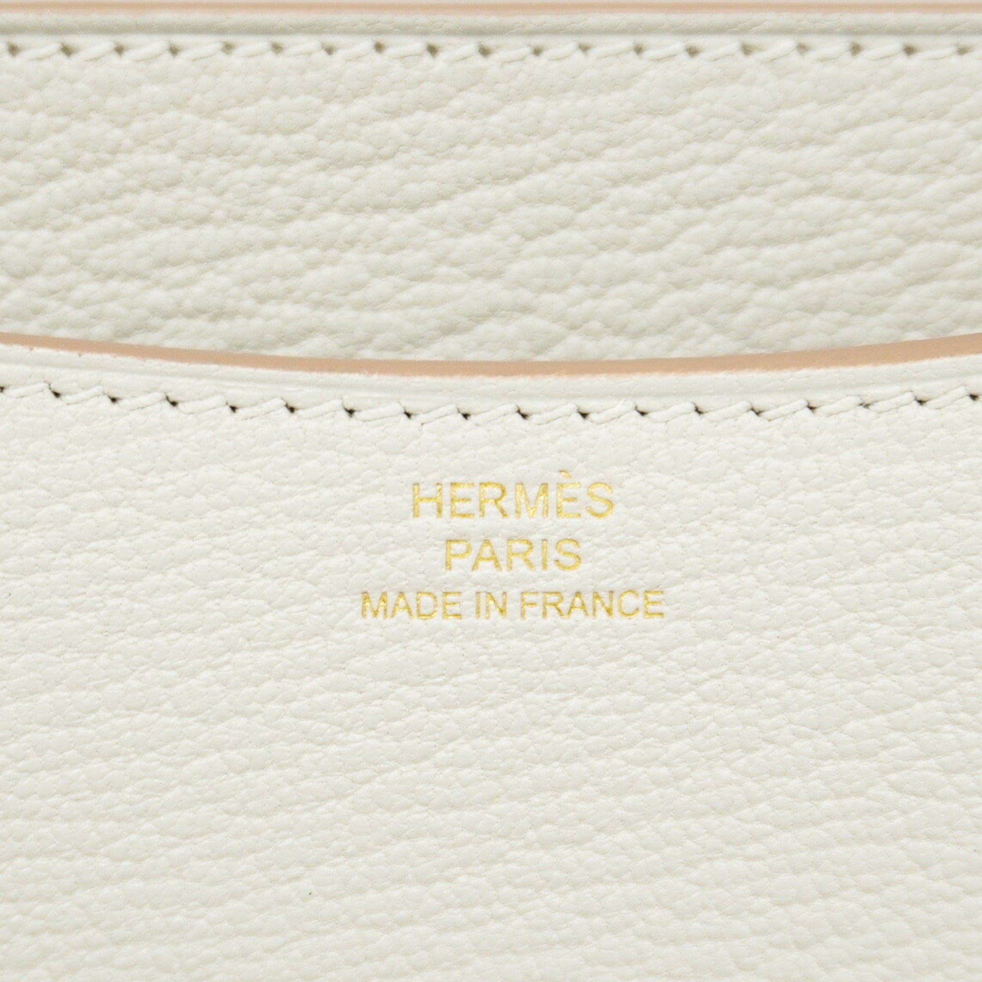 Hermes Gray Chevre Myzore Leather Shoulder Bag (Pre-Owned)