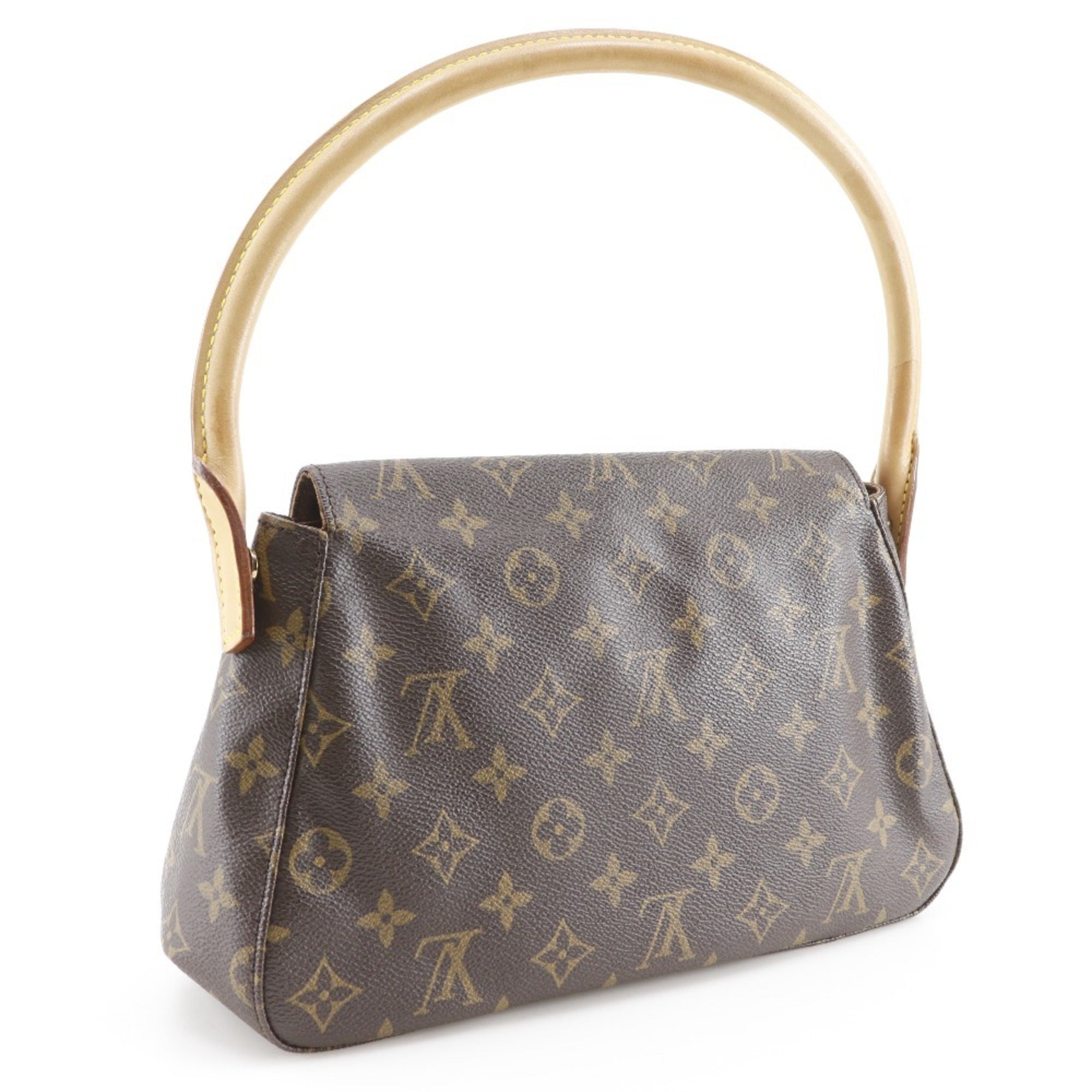 Louis Vuitton Brown Monogram Canvas Shoulder Bag (Pre-Owned)