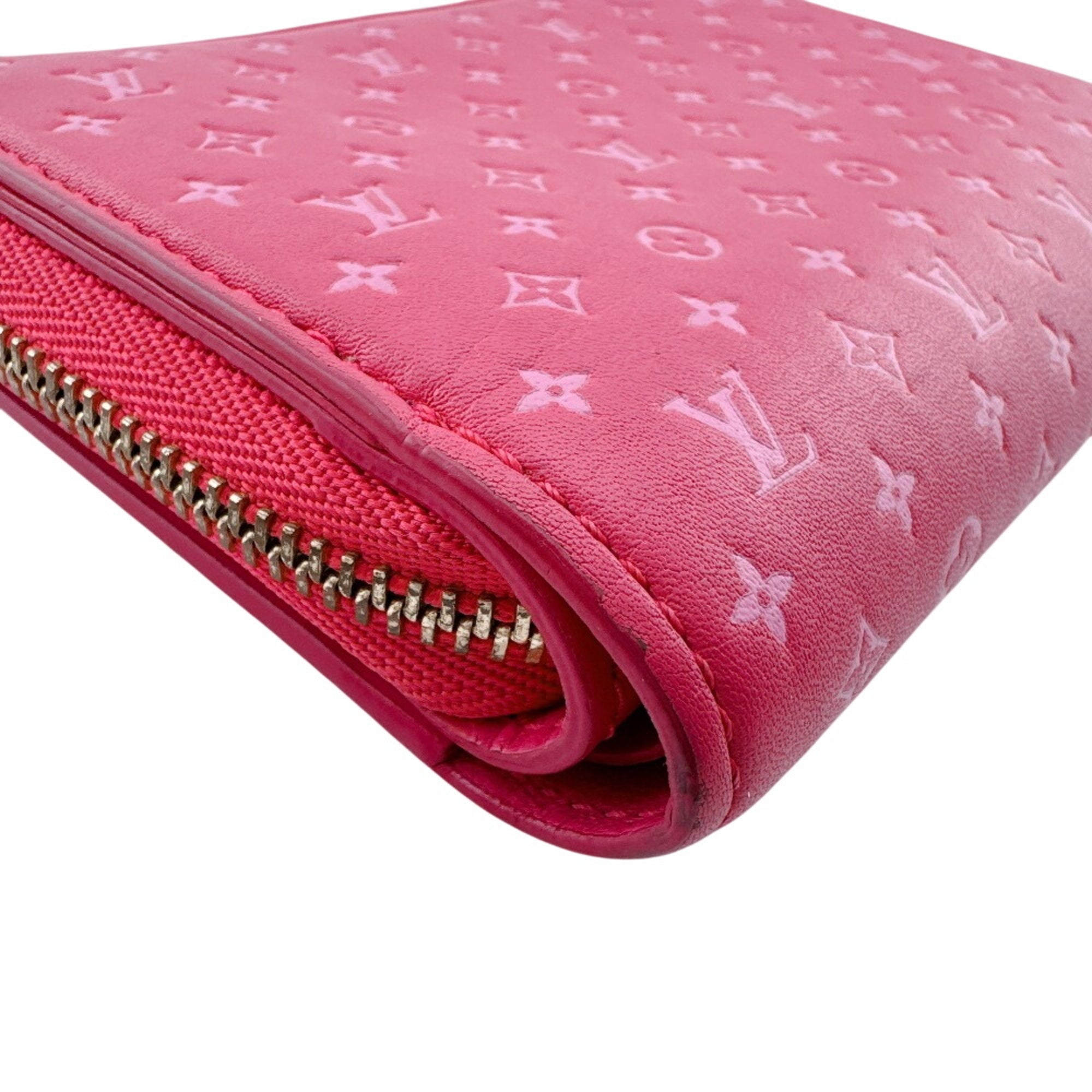 Louis Vuitton Pink Leather Wallet (Bi-Fold) (Pre-Owned)