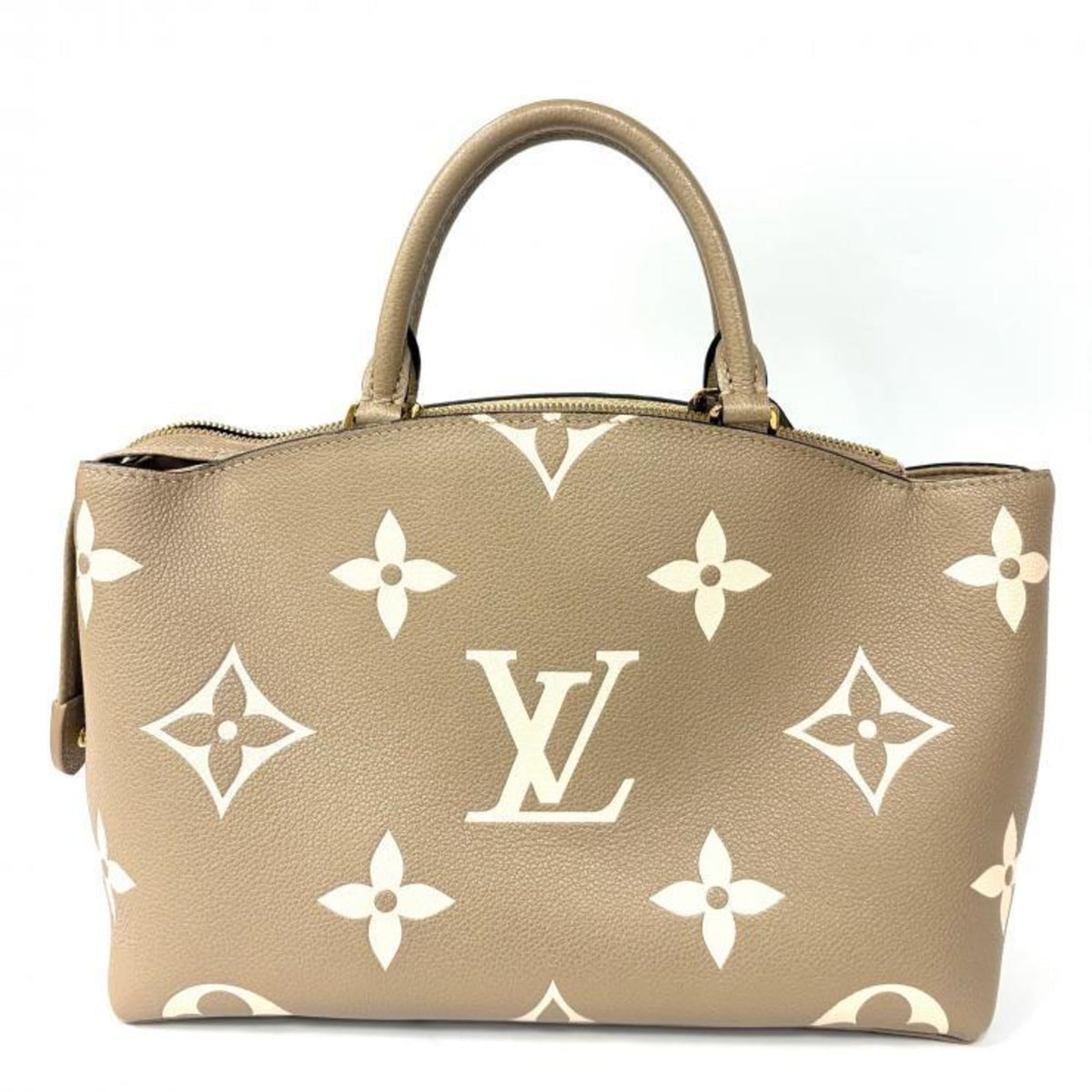 Louis Vuitton Beige Ivory Tourterelle Monogram Empreinte Handbag (Pre-Owned)