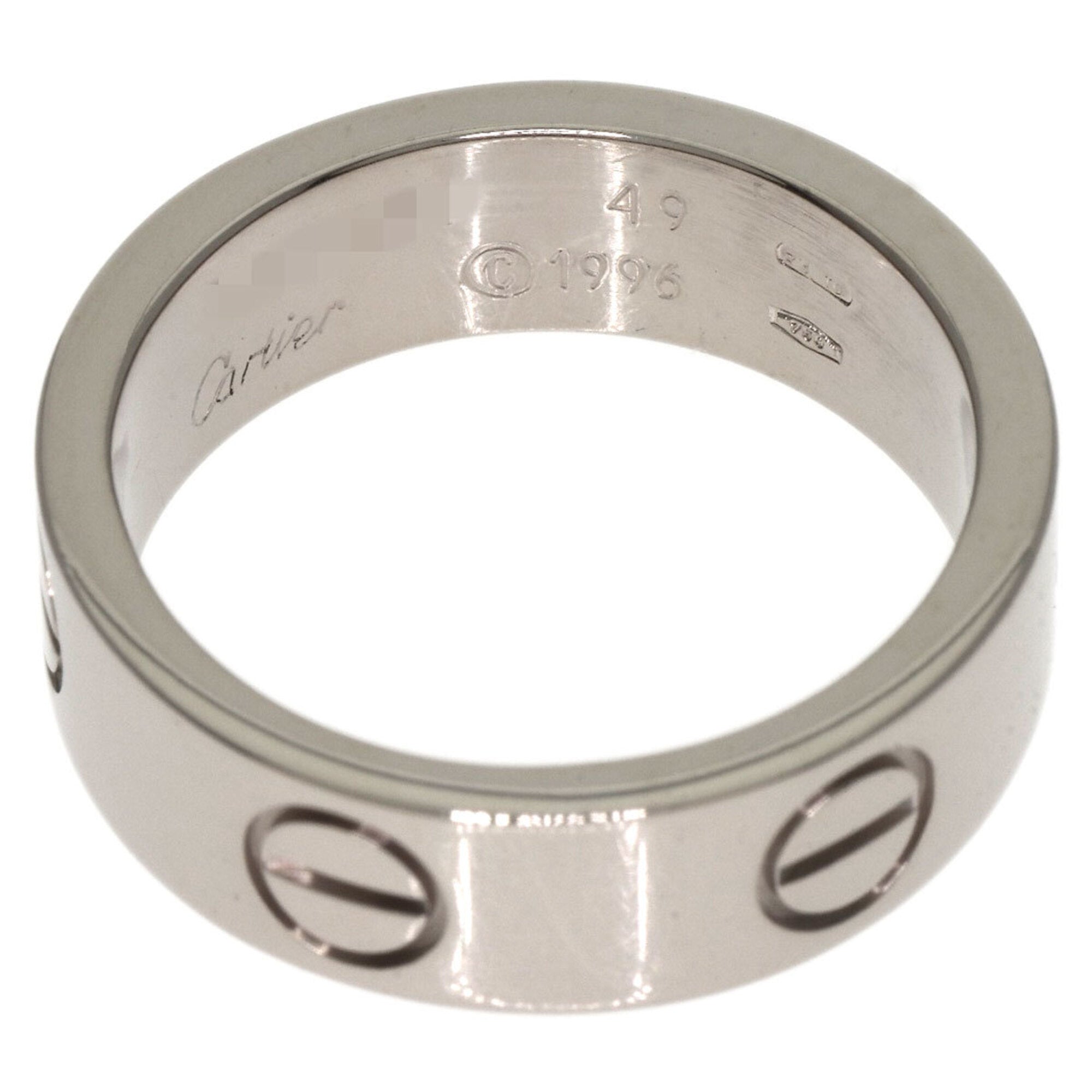 Cartier White Gold White Gold (18K) Band Ring (Pre-Owned)
