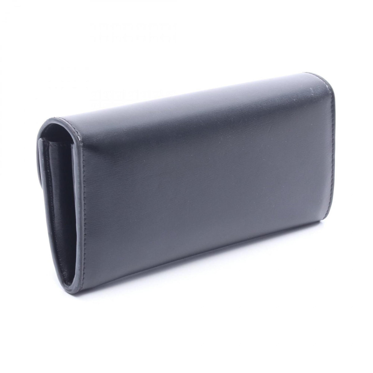 Celine Black Leather Long Wallet (Bi-Fold) (Pre-Owned)