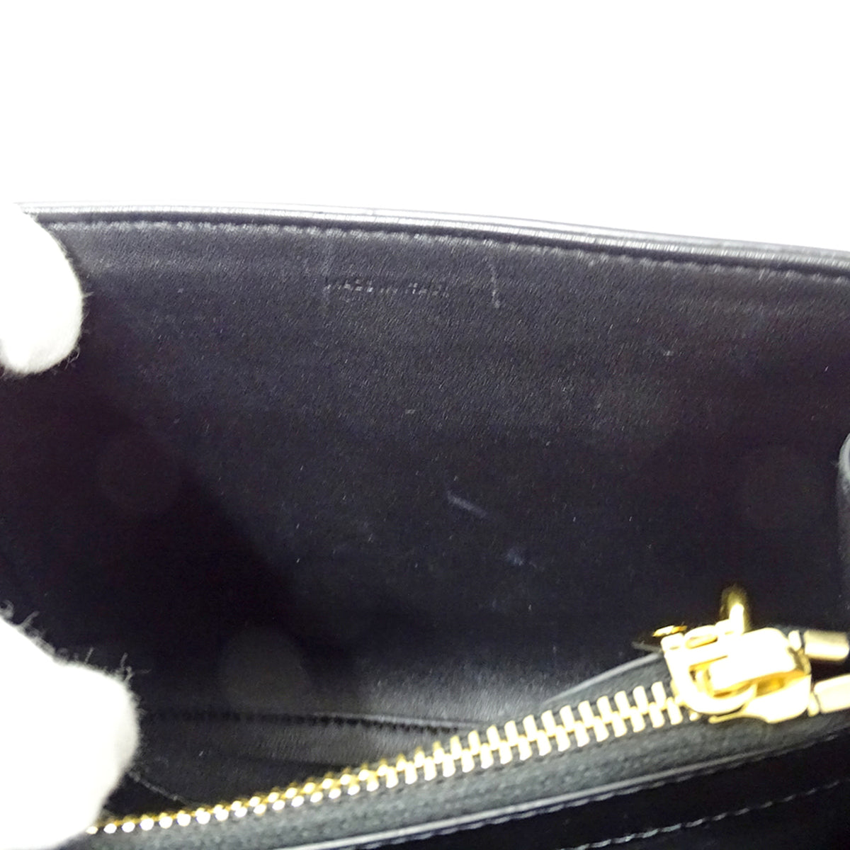 Celine Black Leather Handbag Shoulder Bag (Pre-Owned)