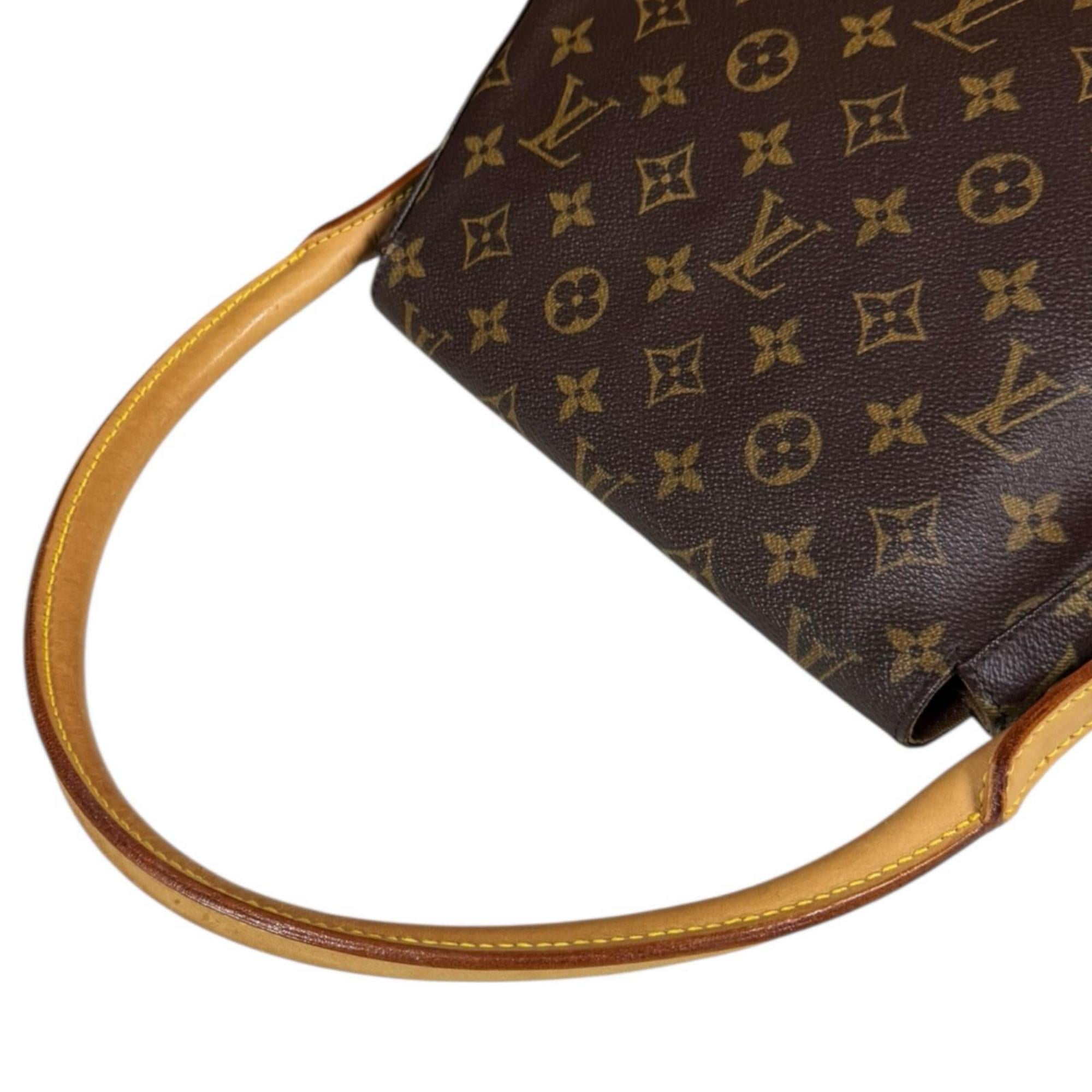 Louis Vuitton Brown Monogram Canvas Handbag (Pre-Owned)
