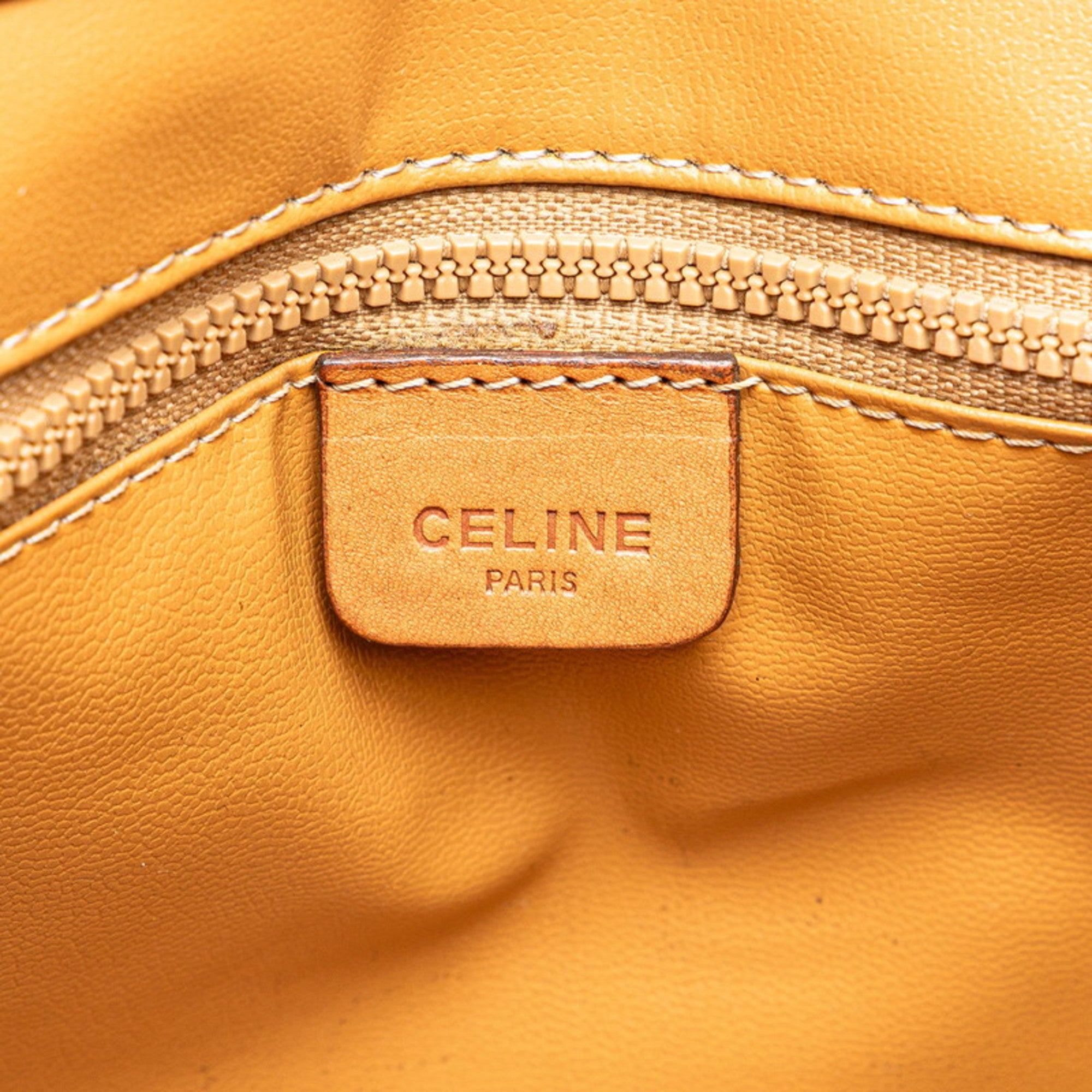 Celine Brown Pvc Leather Shoulder Bag (Pre-Owned)
