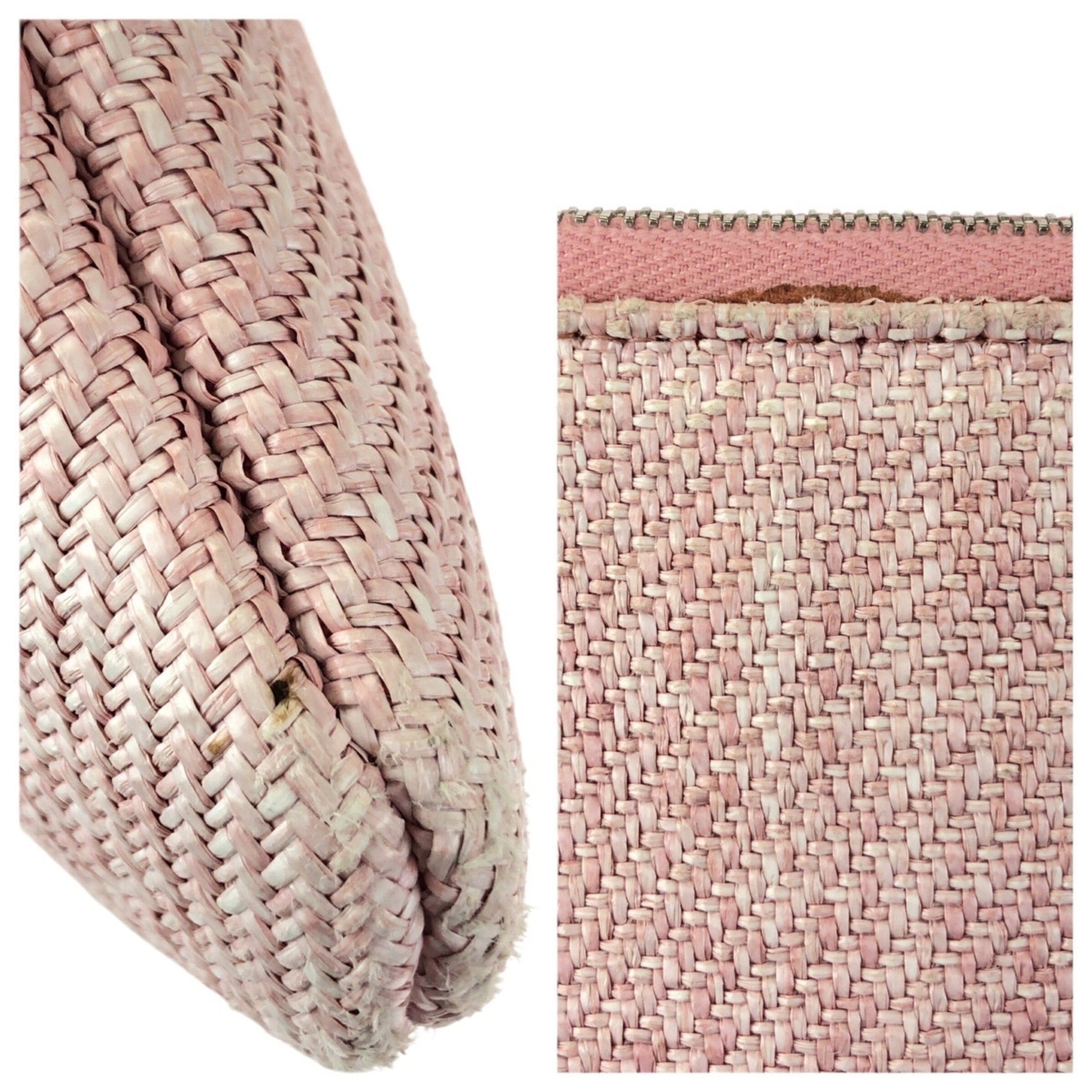 Chanel Pink Canvas Handbag Pouch (Pre-Owned)