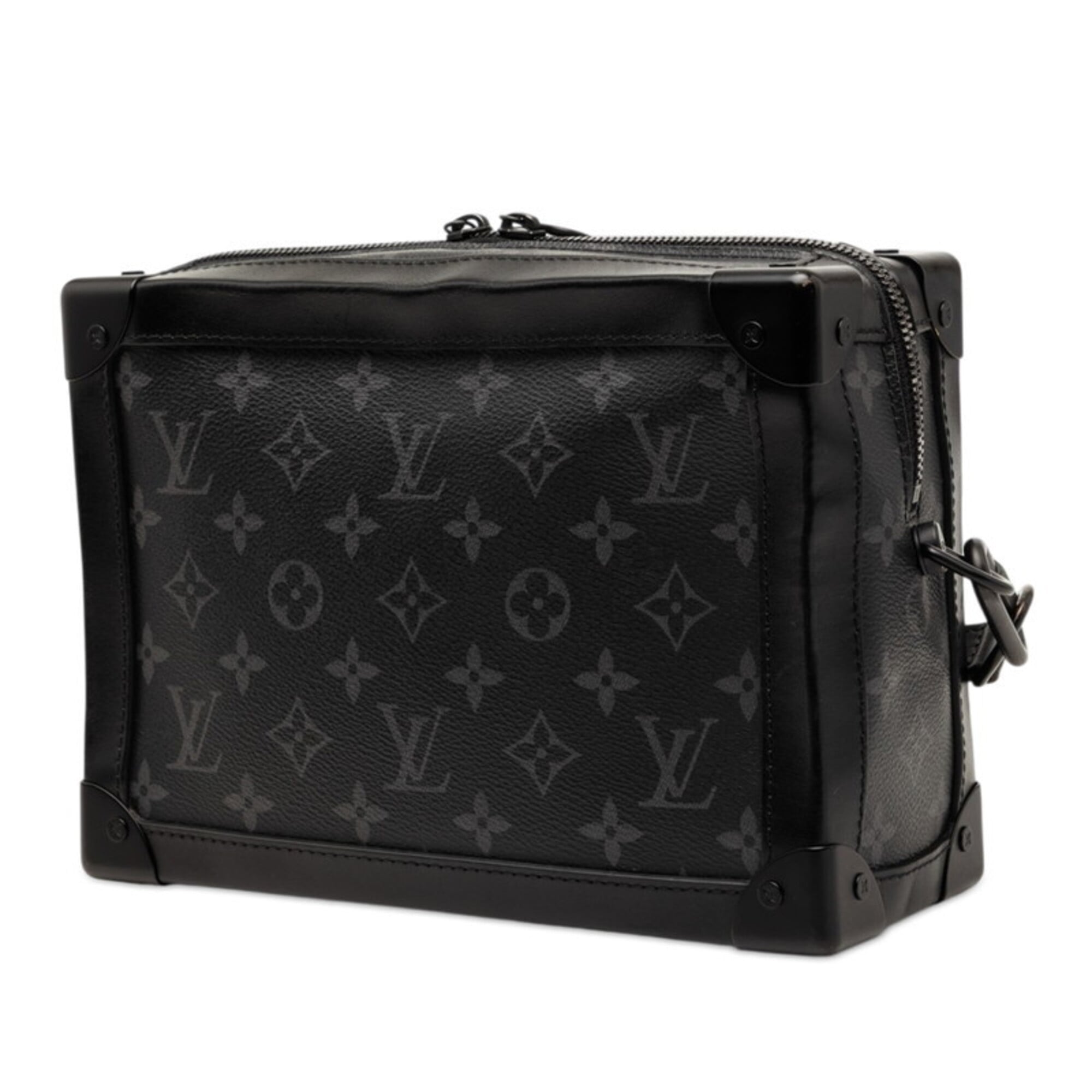 Louis Vuitton Monogram Eclipse Black Gray Pvc Leather Shoulder Bag (Pre-Owned)
