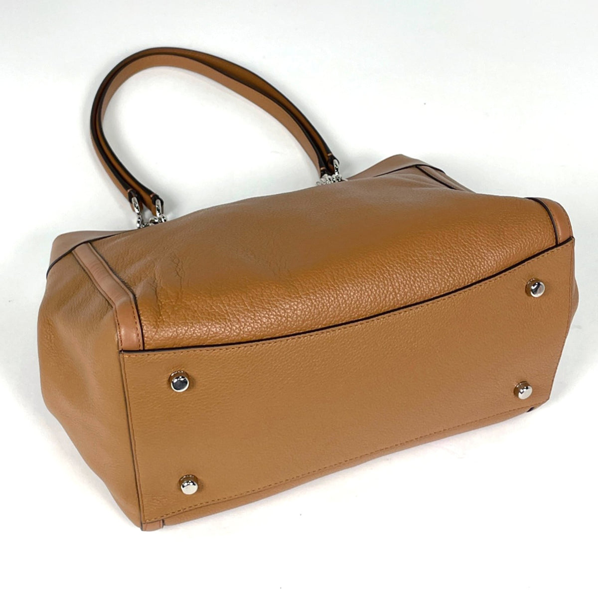 Coach Brown Leather Shoulder Bag (Pre-Owned)