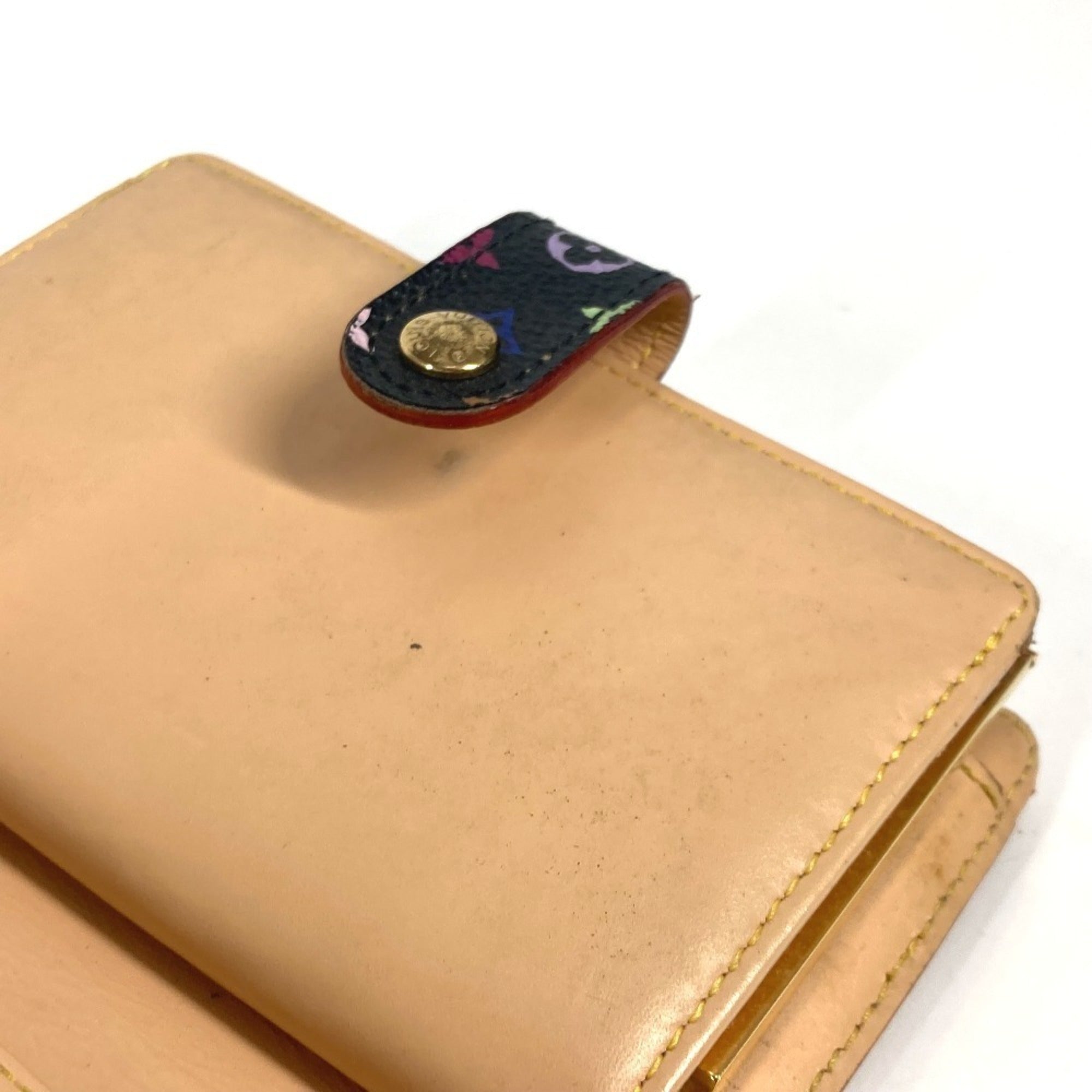 Louis Vuitton Black Noir Monogram Multicolore Wallet (Bi-Fold) (Pre-Owned)