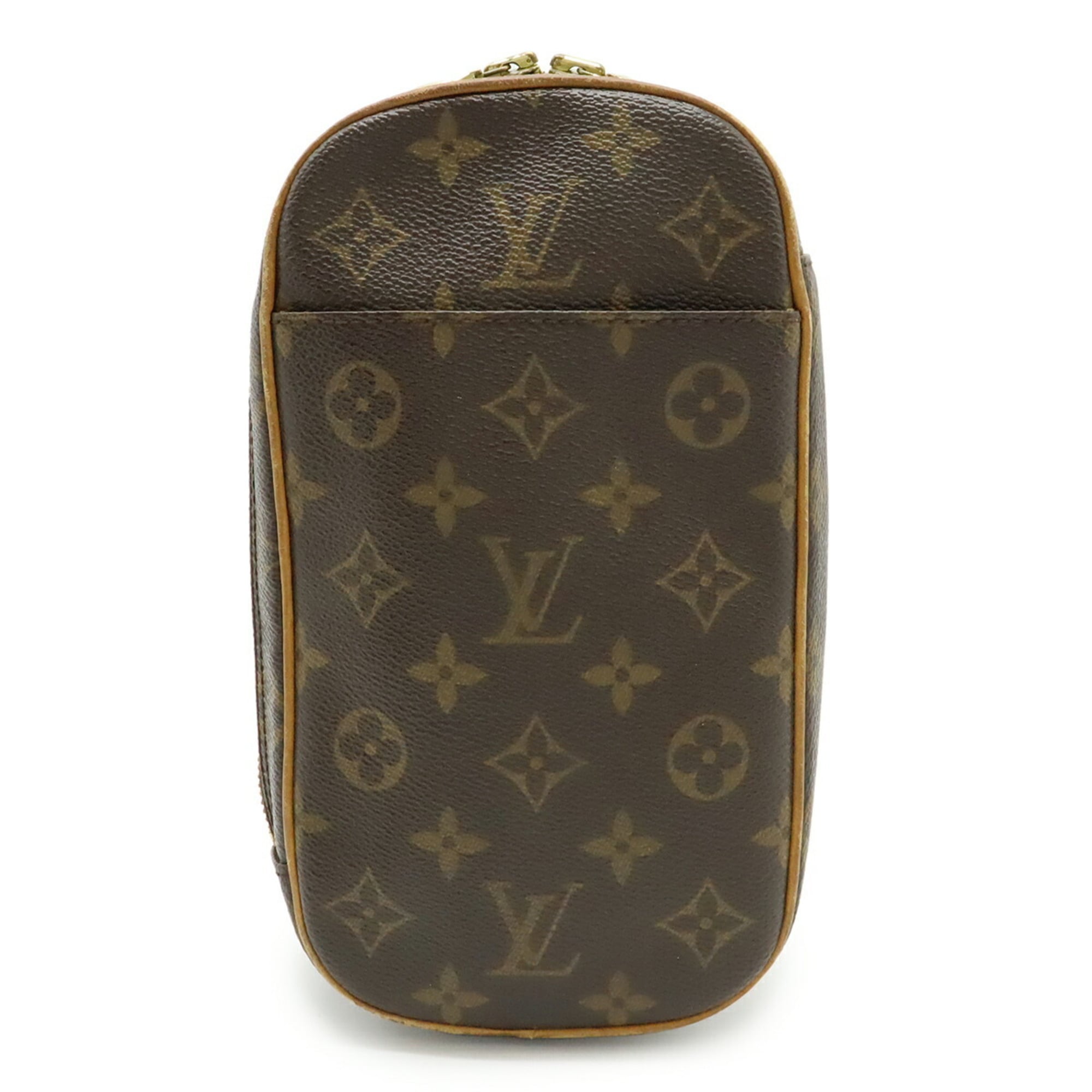 Louis Vuitton Black Brown Monogram Monogram Pochette (Pre-Owned)