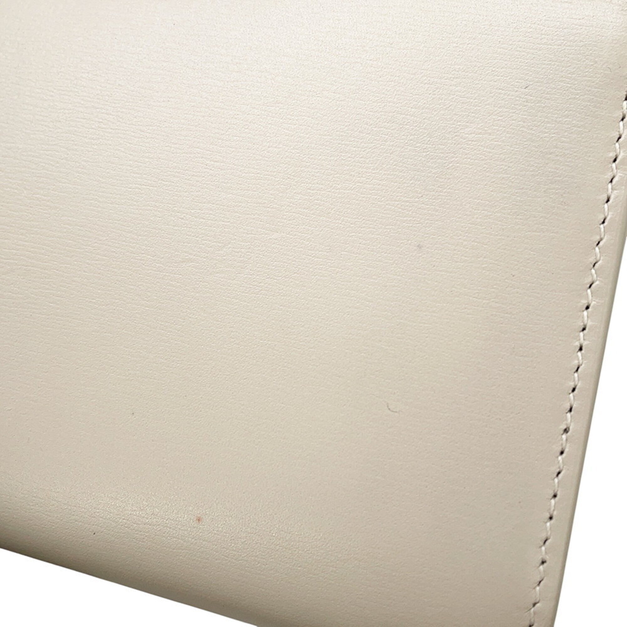 Saint Laurent White Chain/Shoulder Wallet (Pre-Owned)