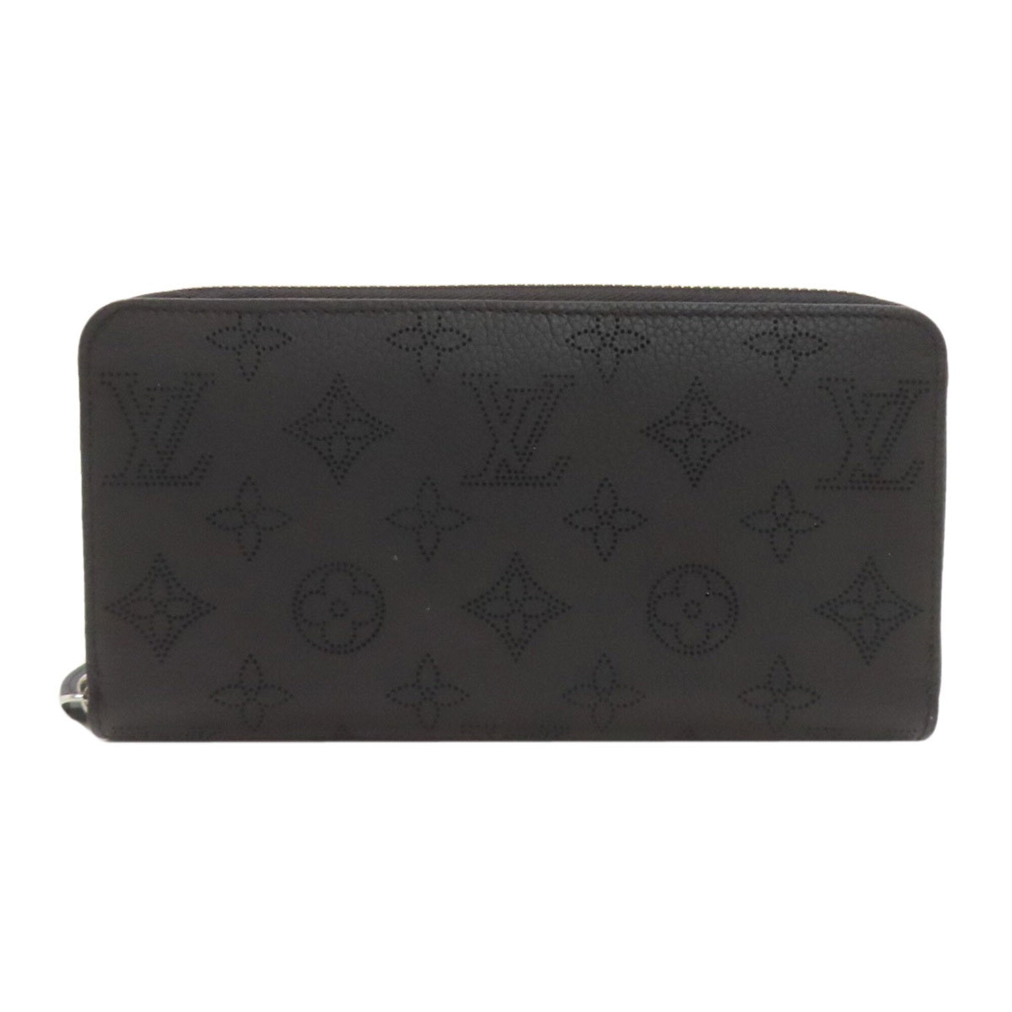 Louis Vuitton Mahina Noir Mahina Leather Long Wallet (Bi-Fold) (Pre-Owned)
