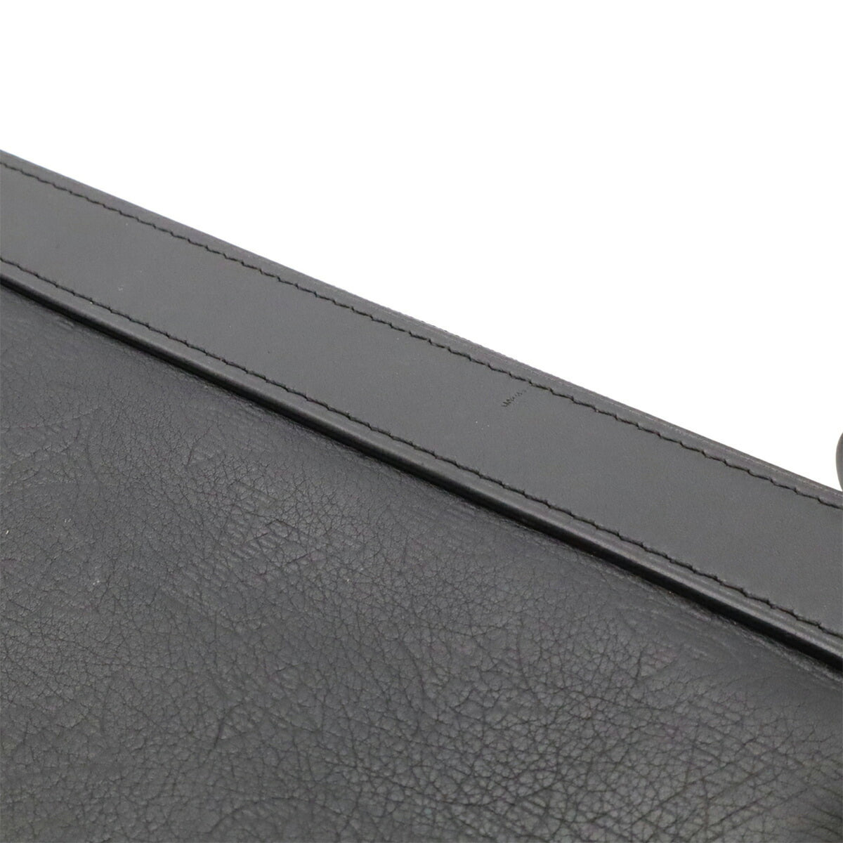 Louis Vuitton Black Monogram Shadow Clutch Bag Pochette (Pre-Owned)