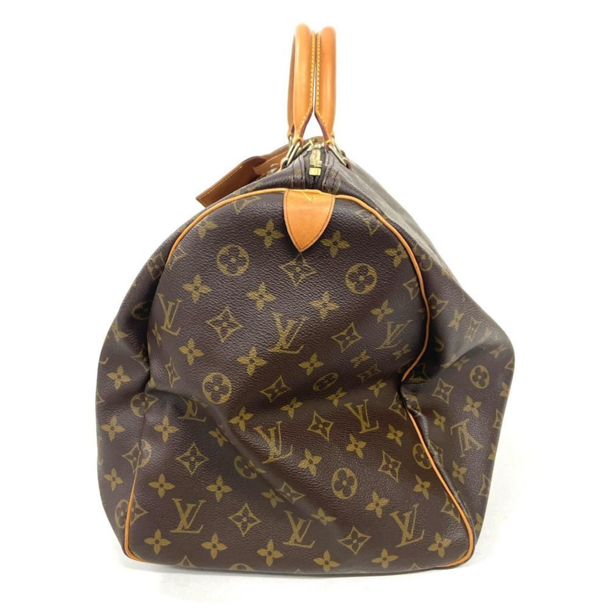 Louis Vuitton Brown Monogram Canvas Boston Bag (Pre-Owned)